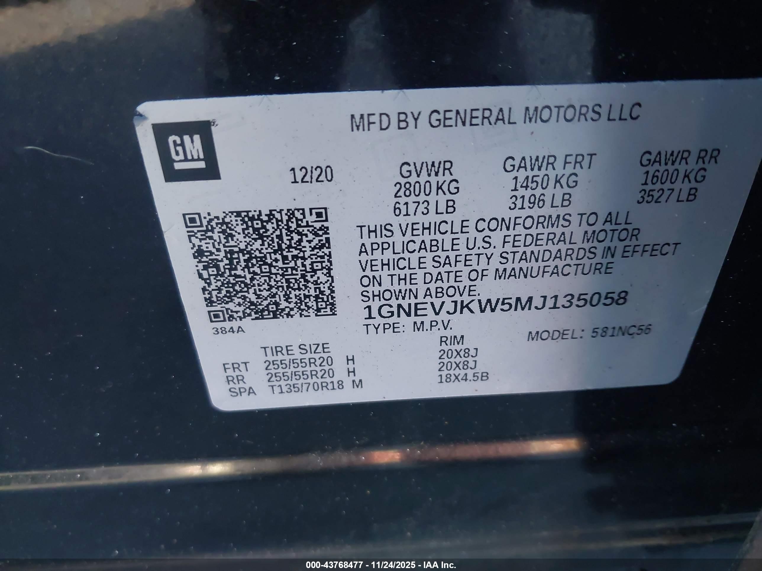 CHEVROLET TRAVERSE image 9