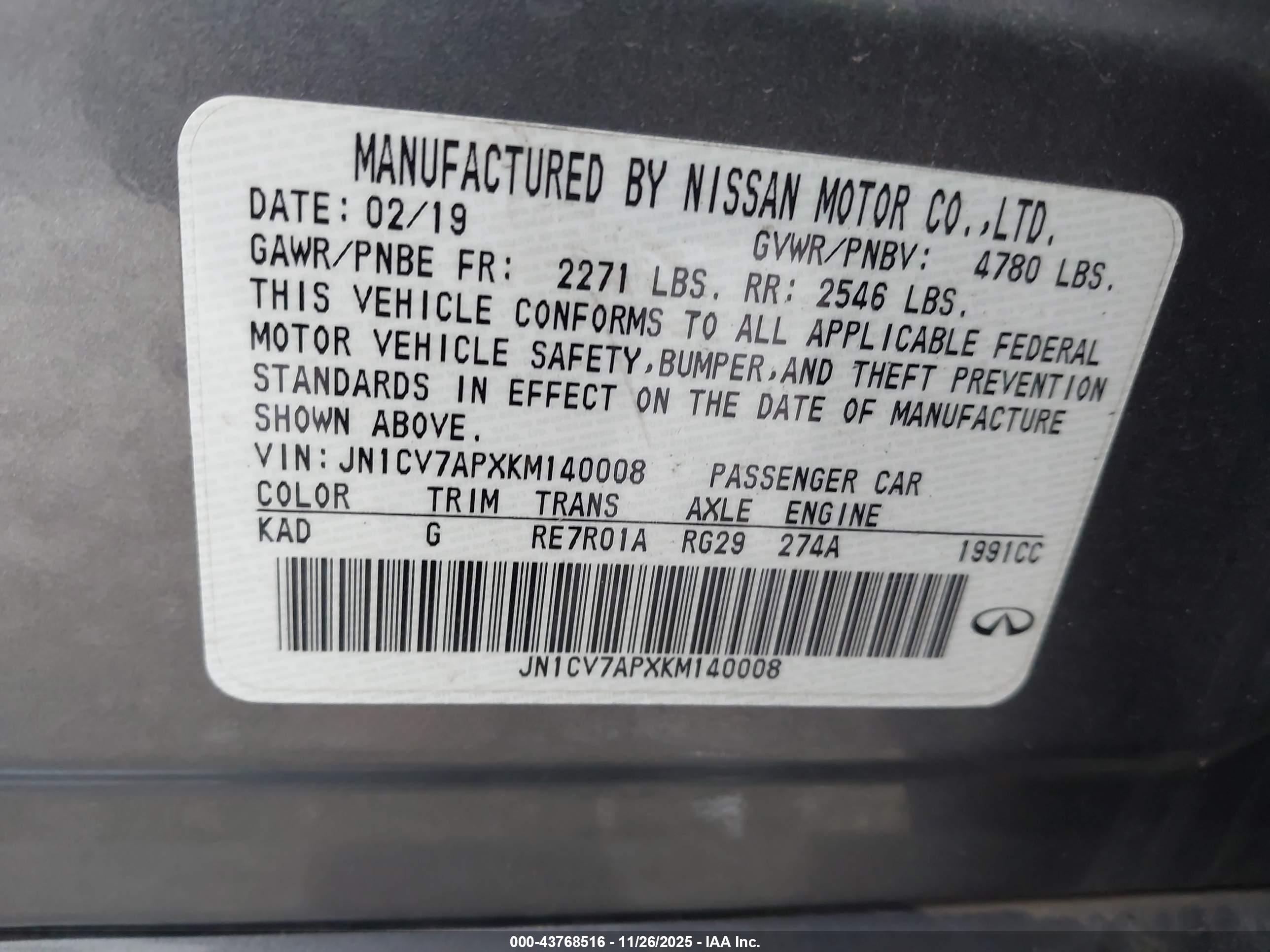 INFINITI Q50 image 9