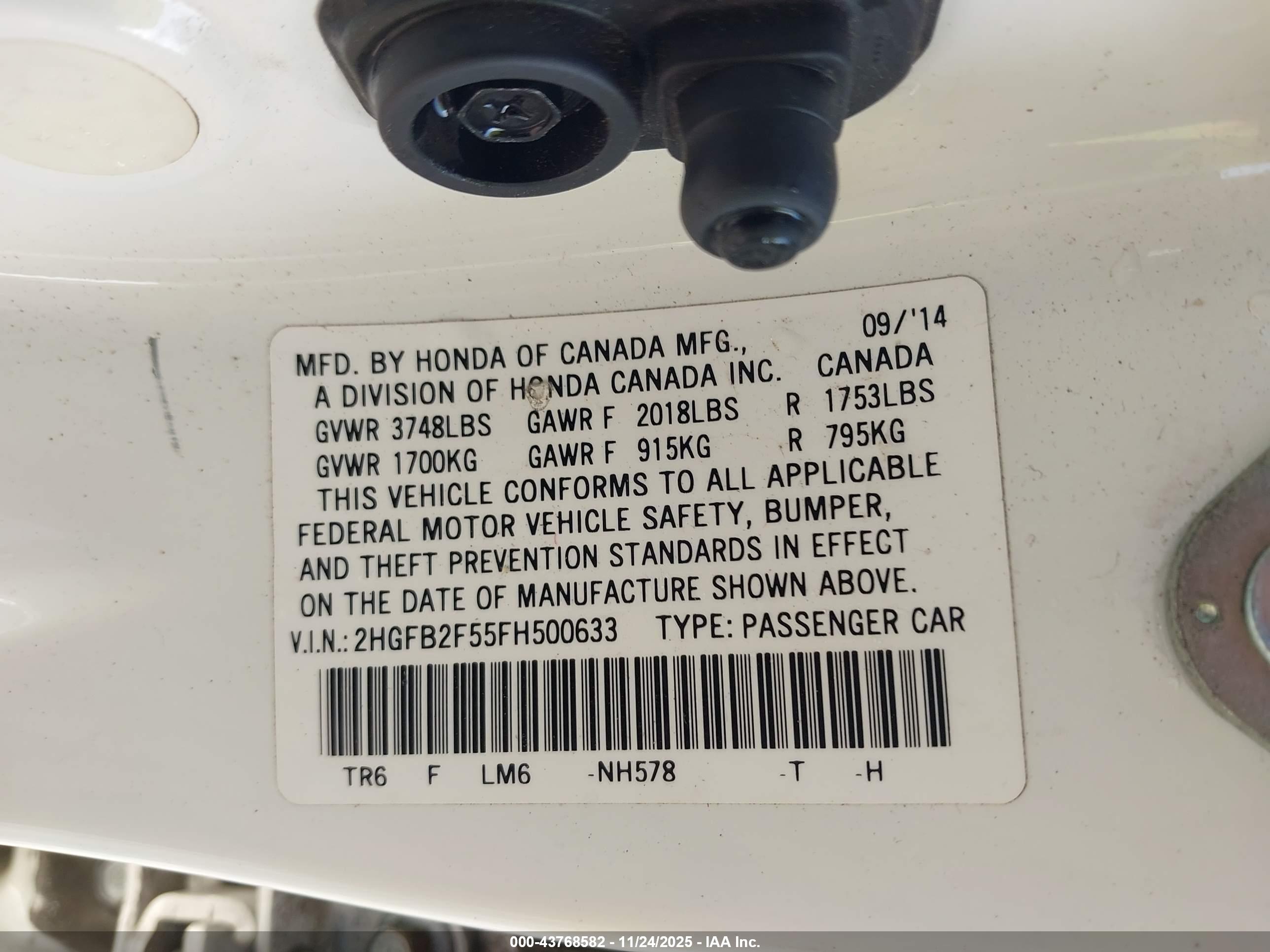 HONDA CIVIC image 9