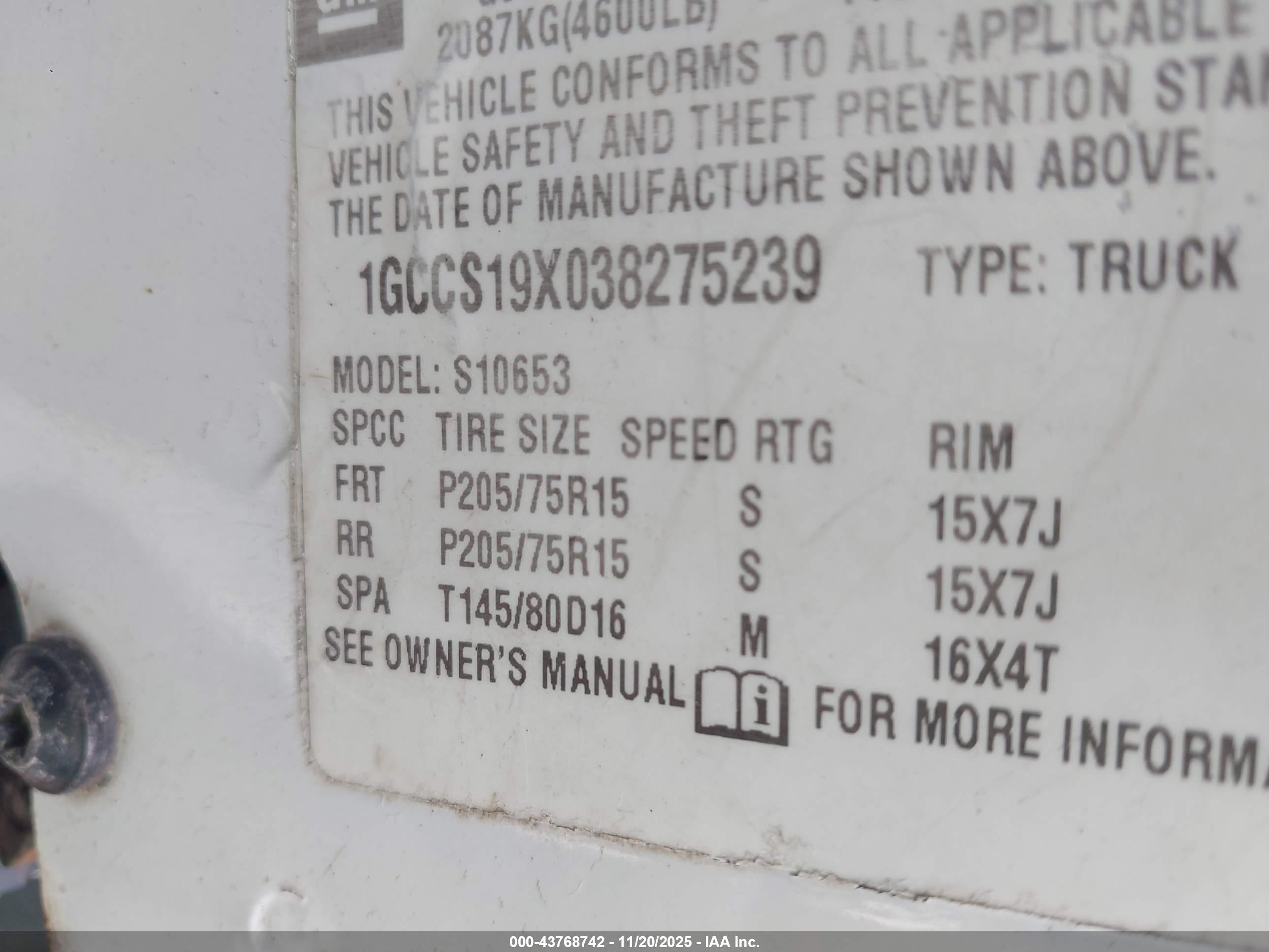 CHEVROLET S-10 image 9