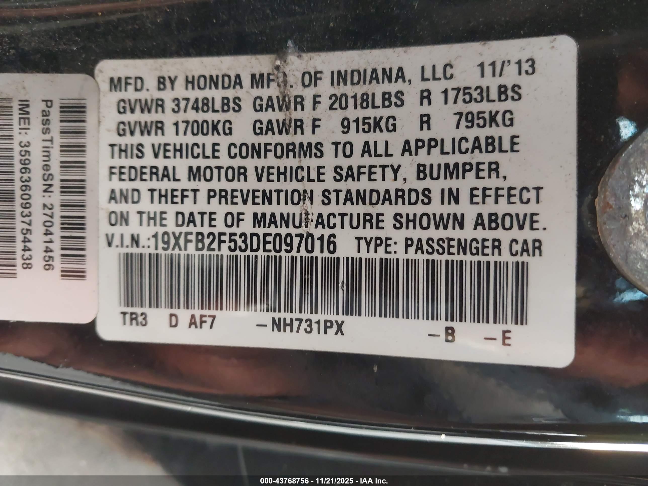 HONDA CIVIC image 9