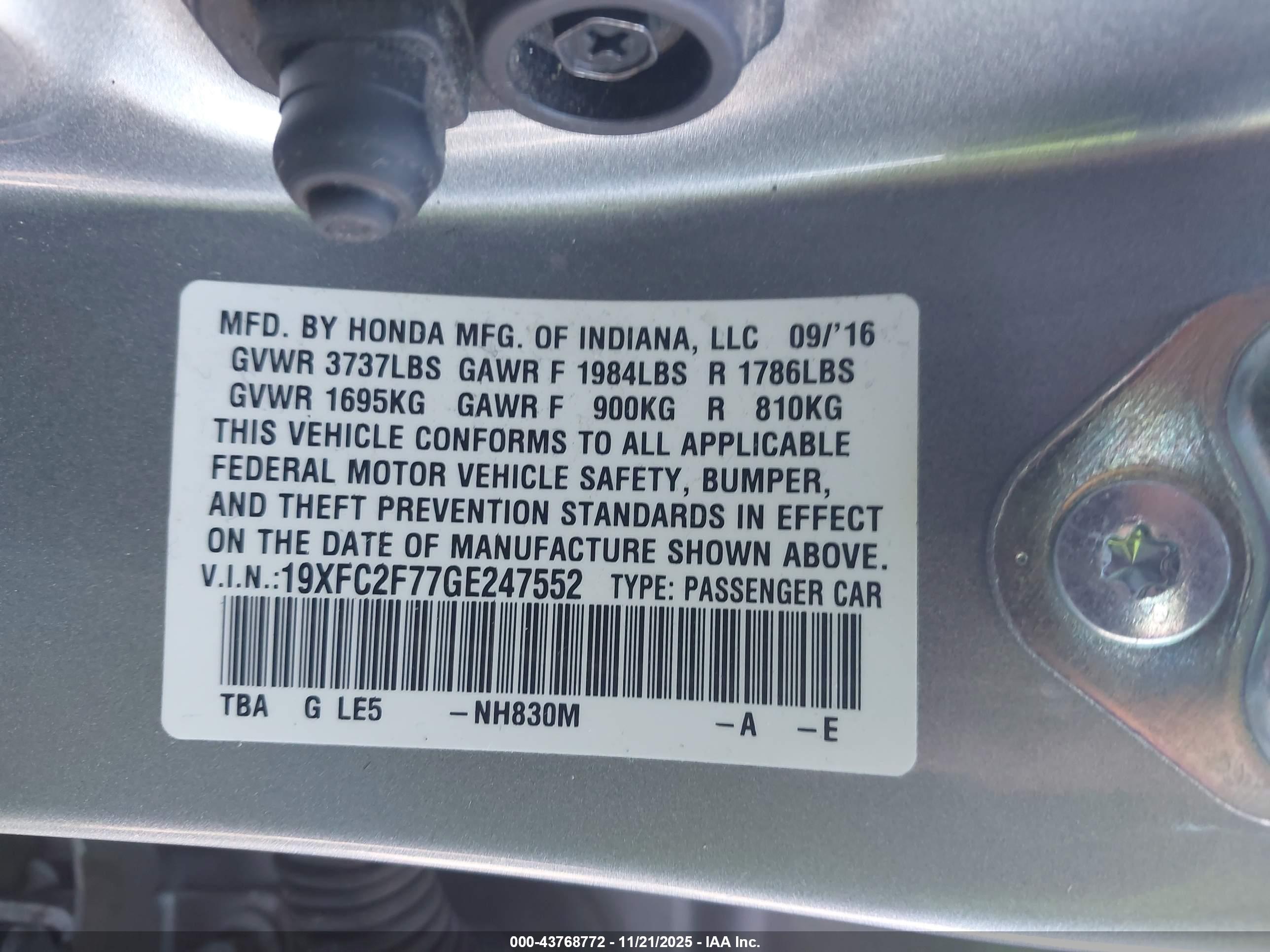 HONDA CIVIC image 9
