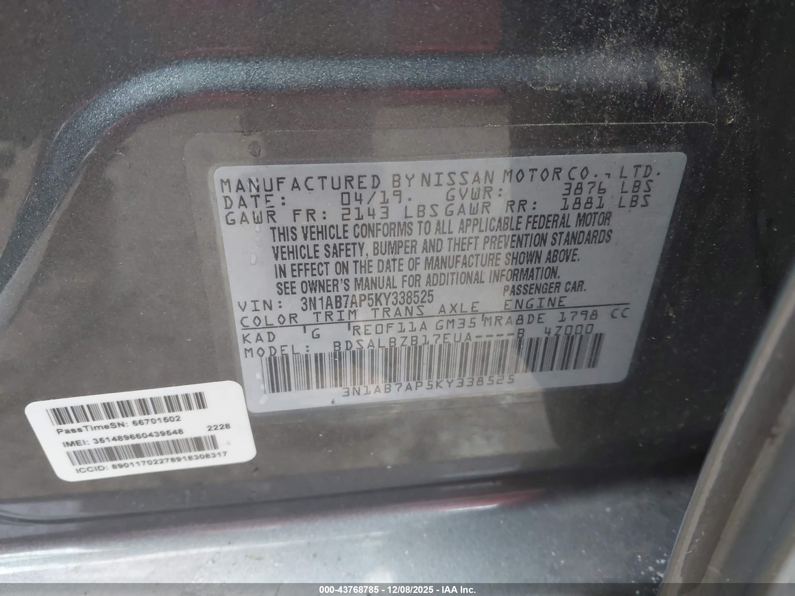NISSAN SENTRA image 9