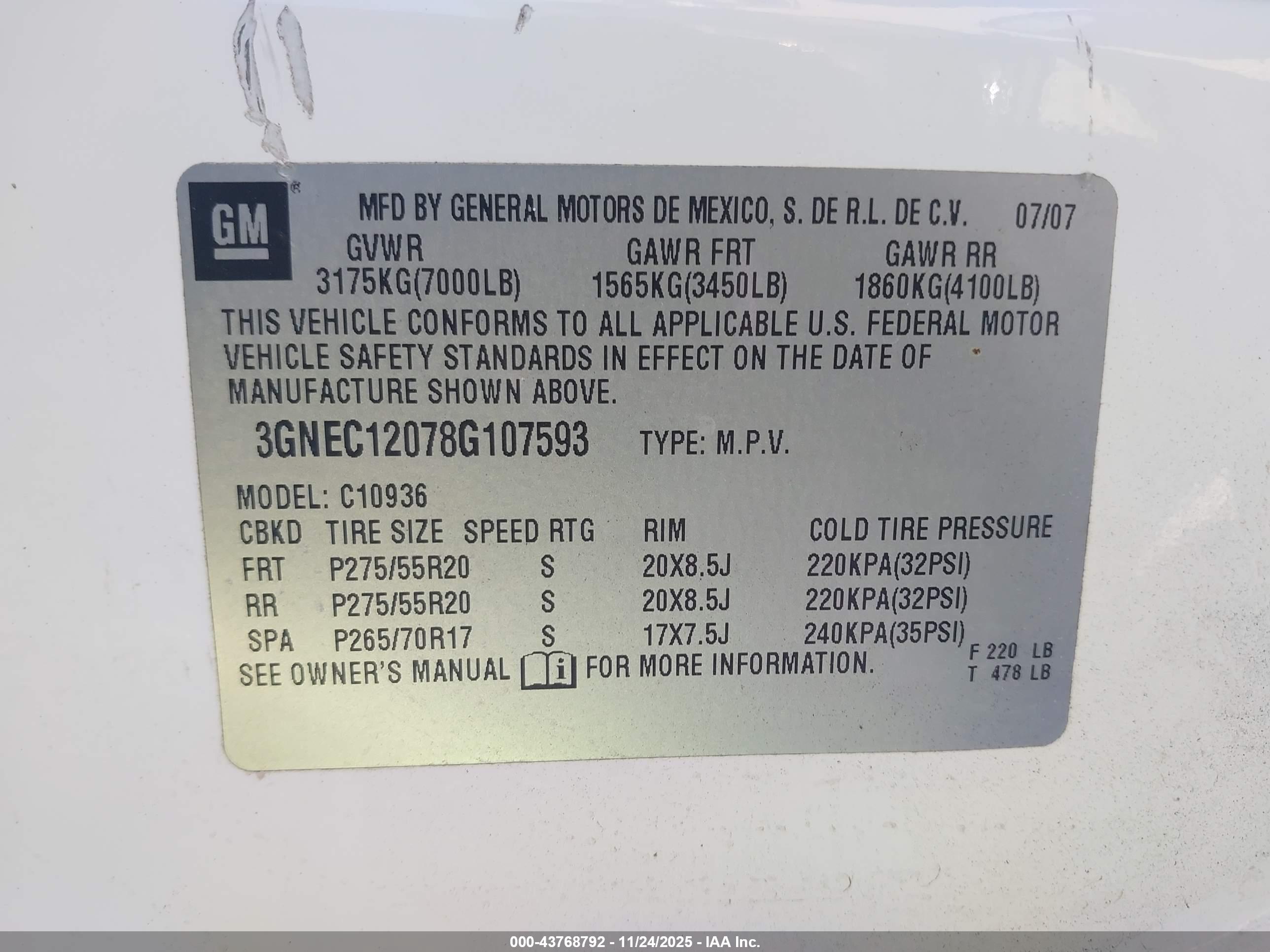 CHEVROLET AVALANCHE image 9