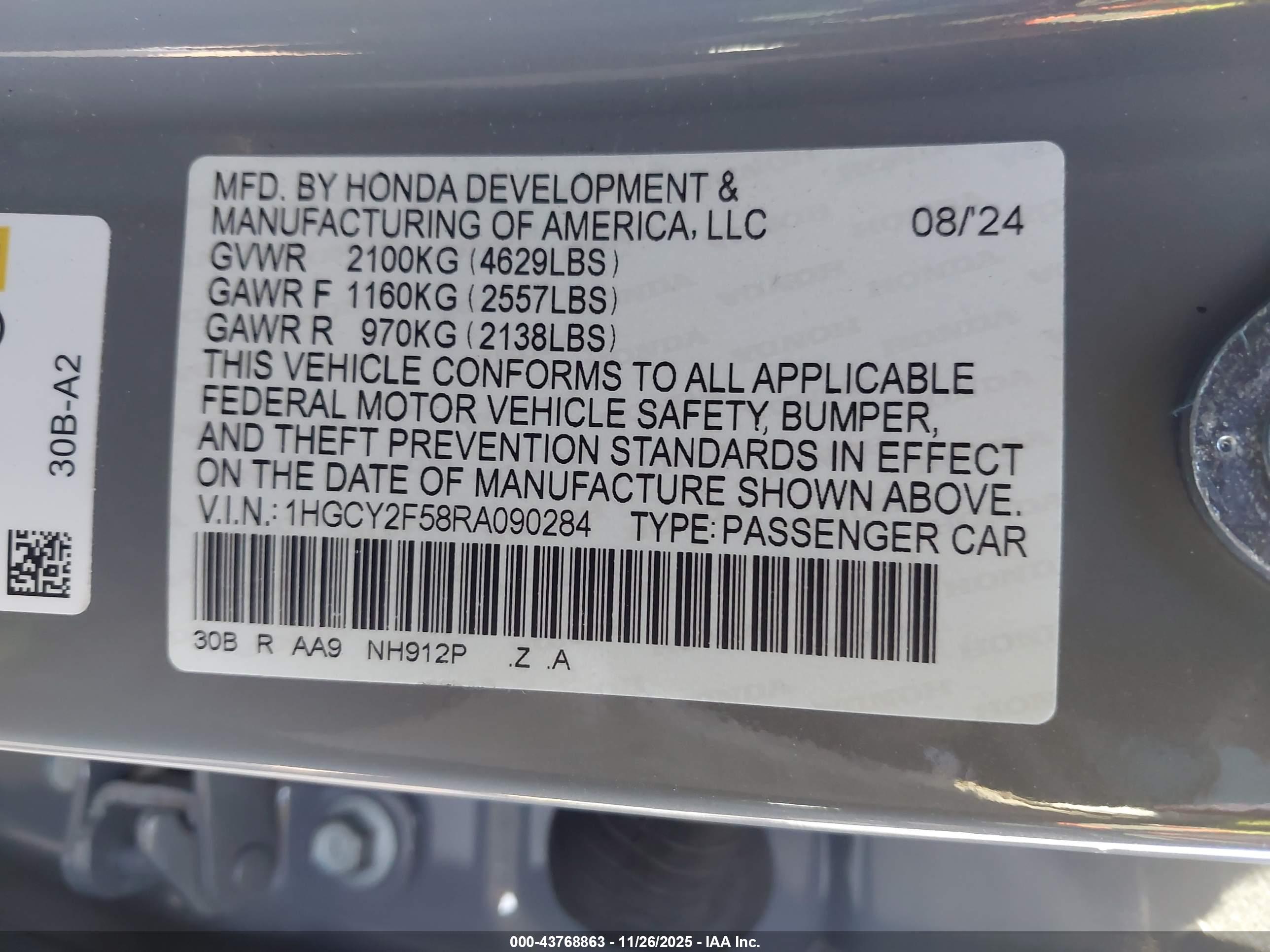 HONDA ACCORD image 9