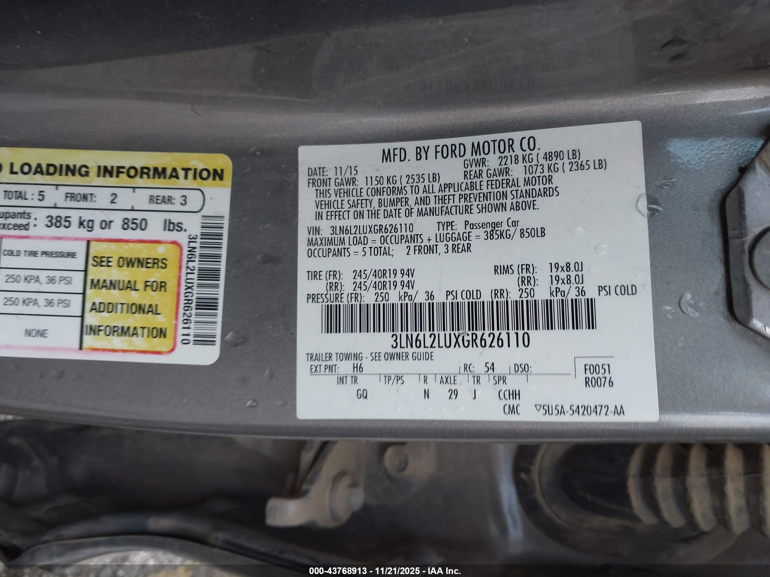 LINCOLN MKZ image 9