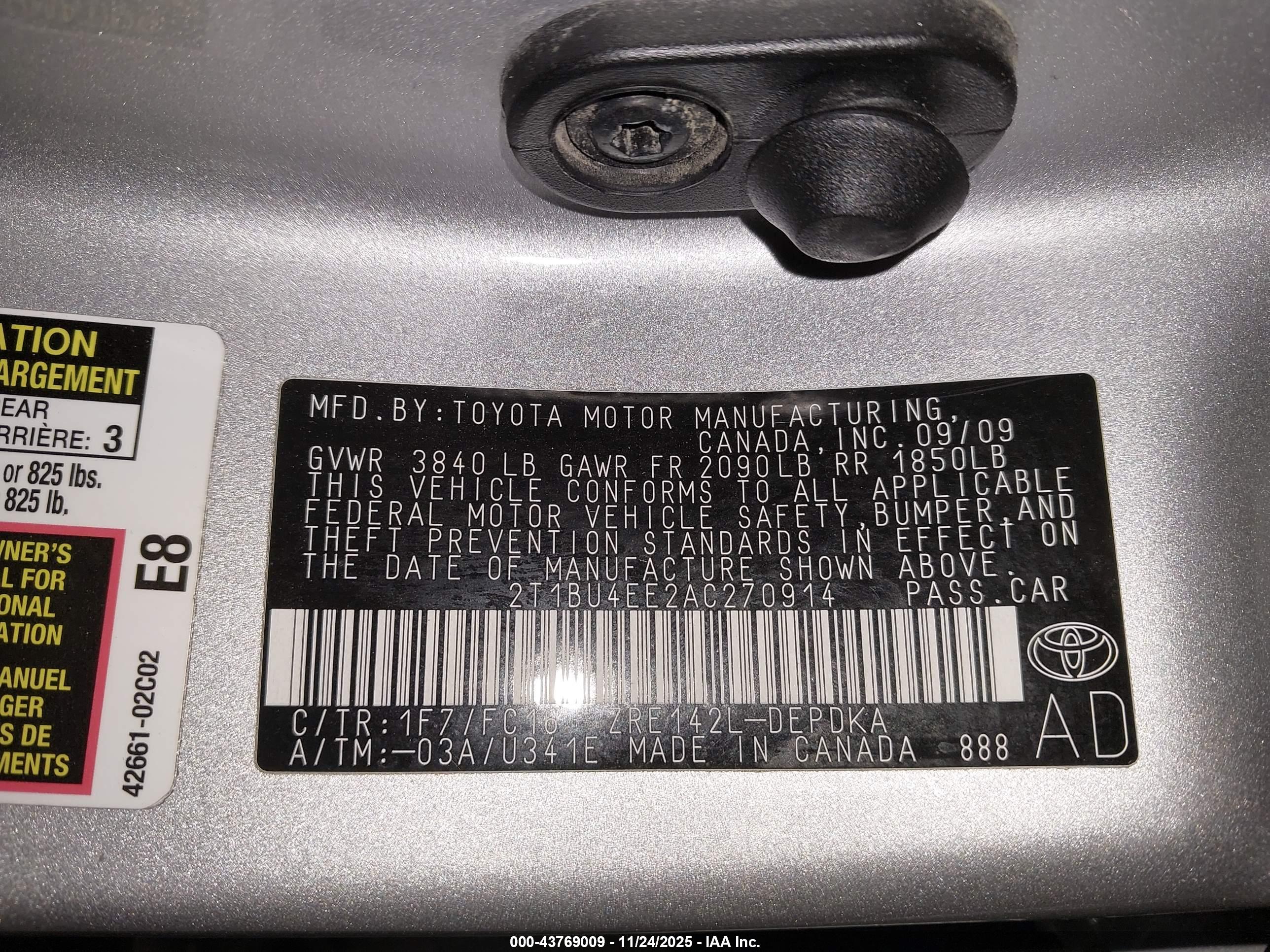 TOYOTA COROLLA image 9