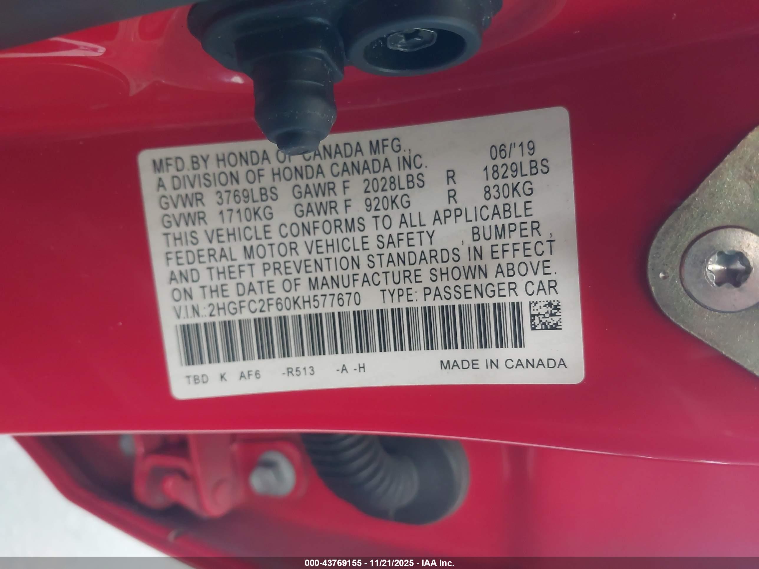 HONDA CIVIC image 9