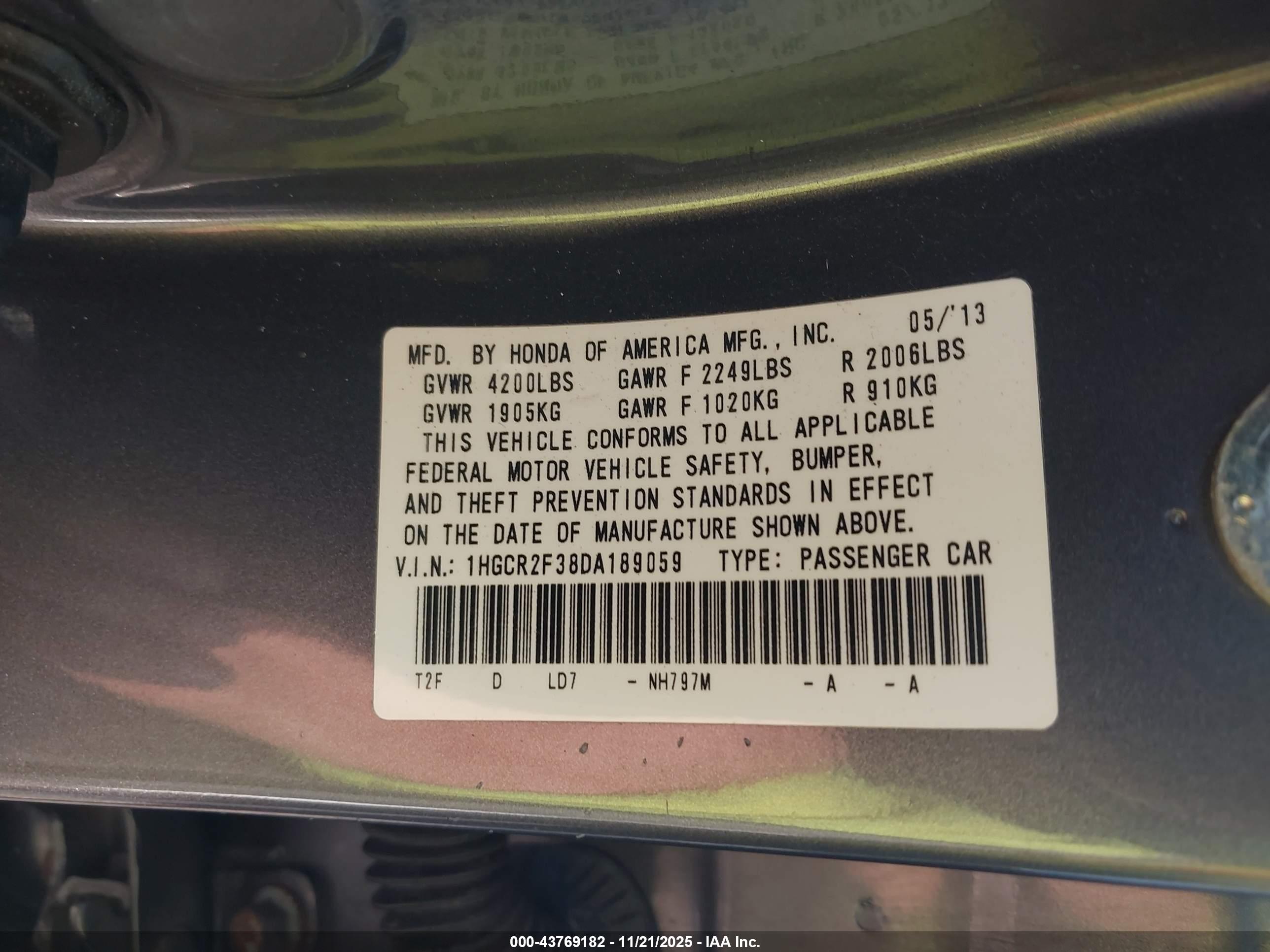 HONDA ACCORD image 9