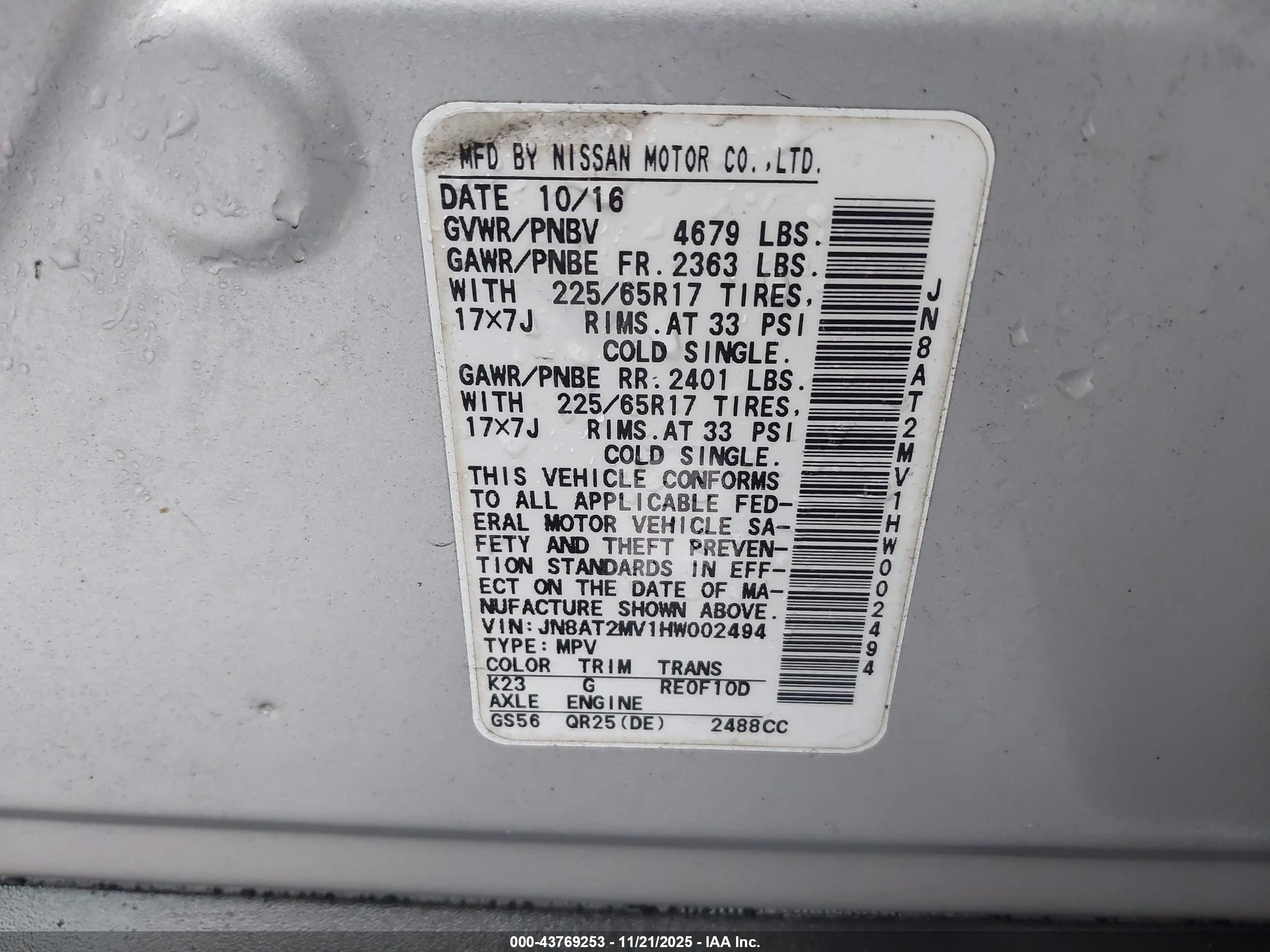 NISSAN ROGUE image 9