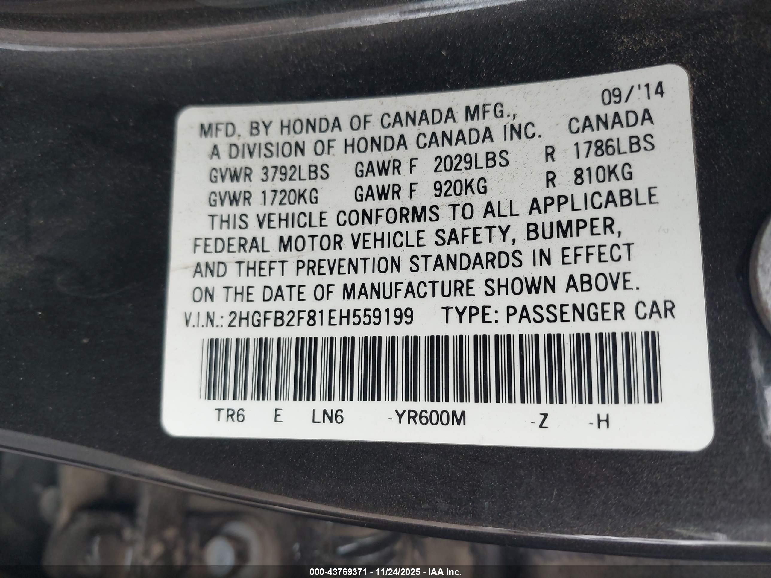 HONDA CIVIC image 9