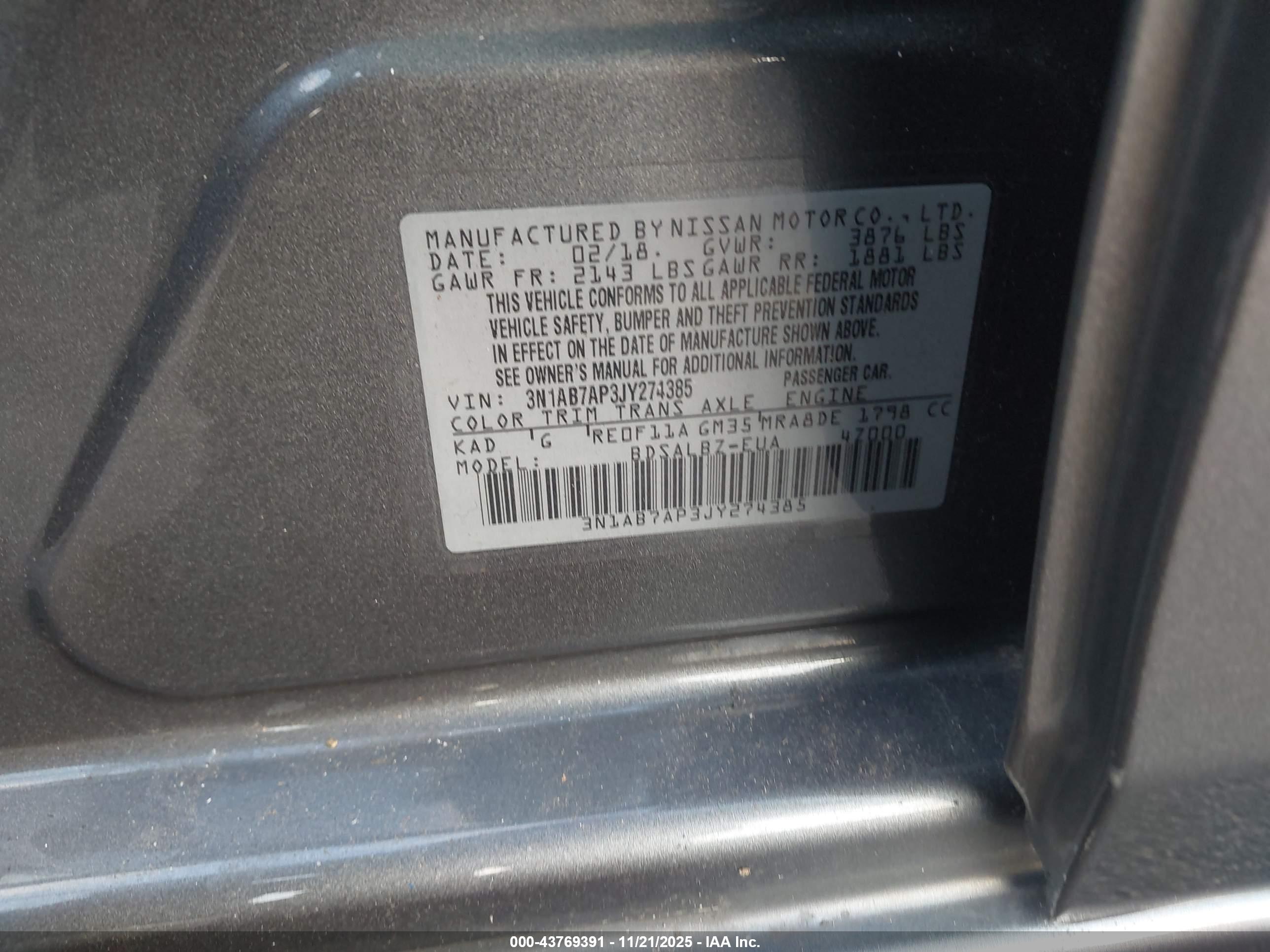 NISSAN SENTRA image 9