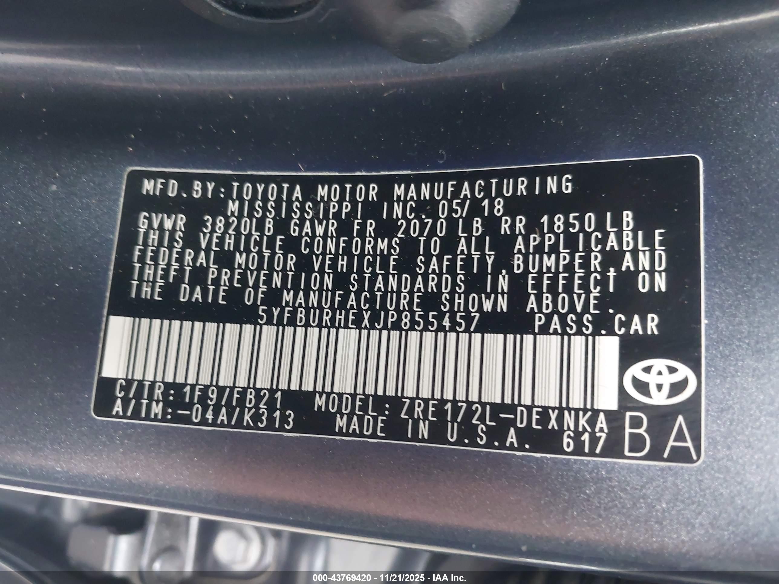 TOYOTA COROLLA image 9