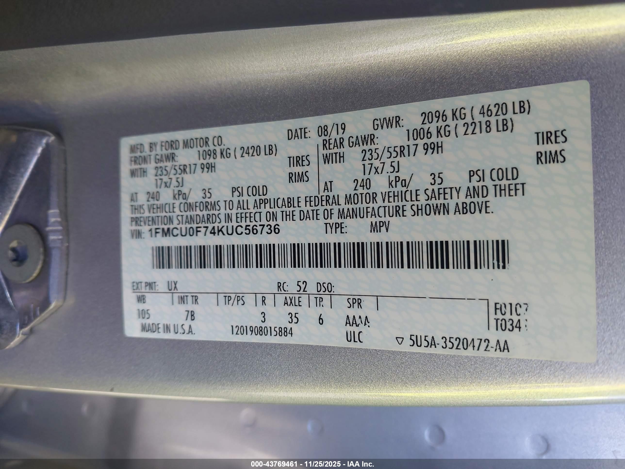FORD ESCAPE image 9