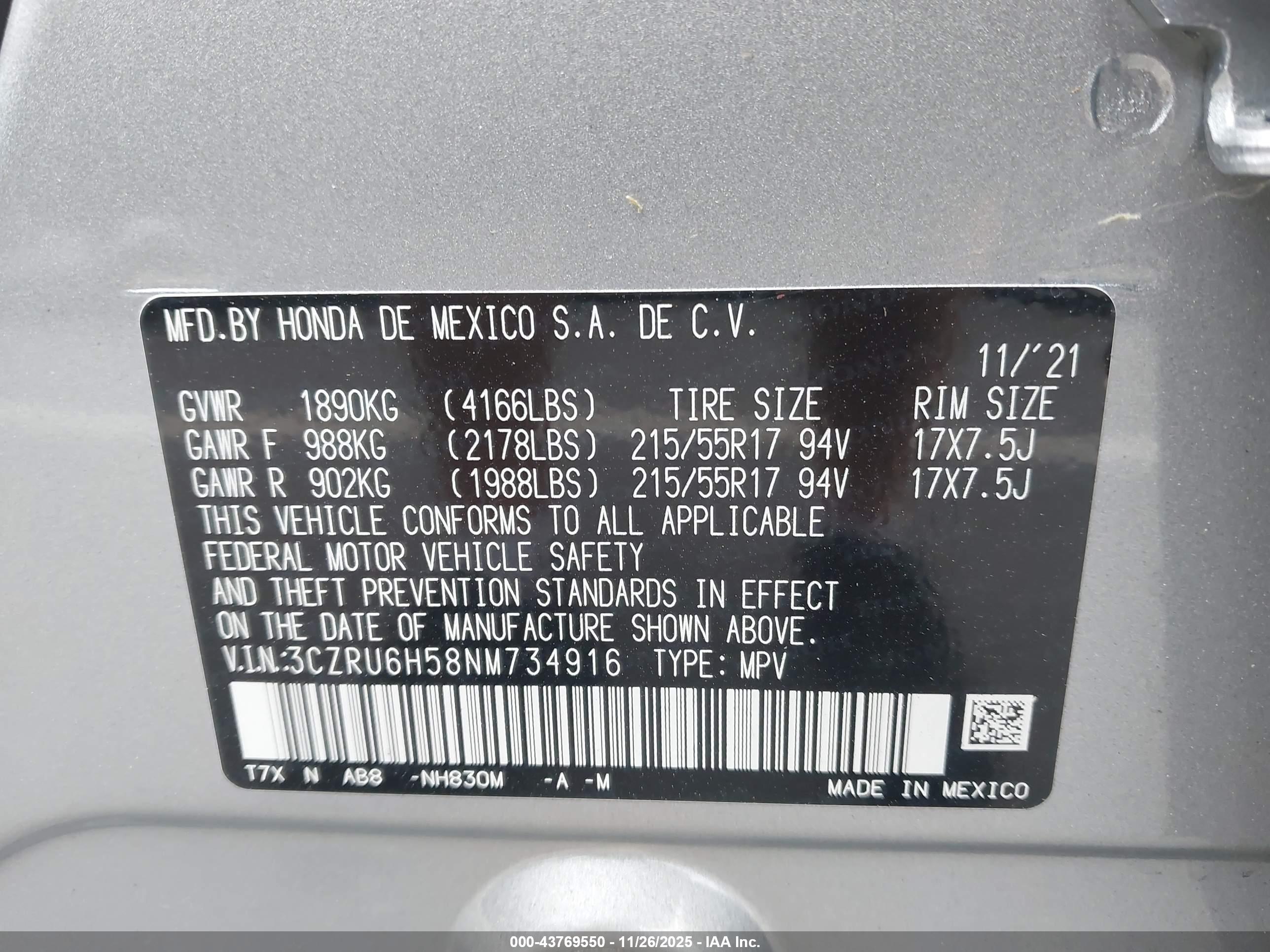 HONDA HR-V image 9