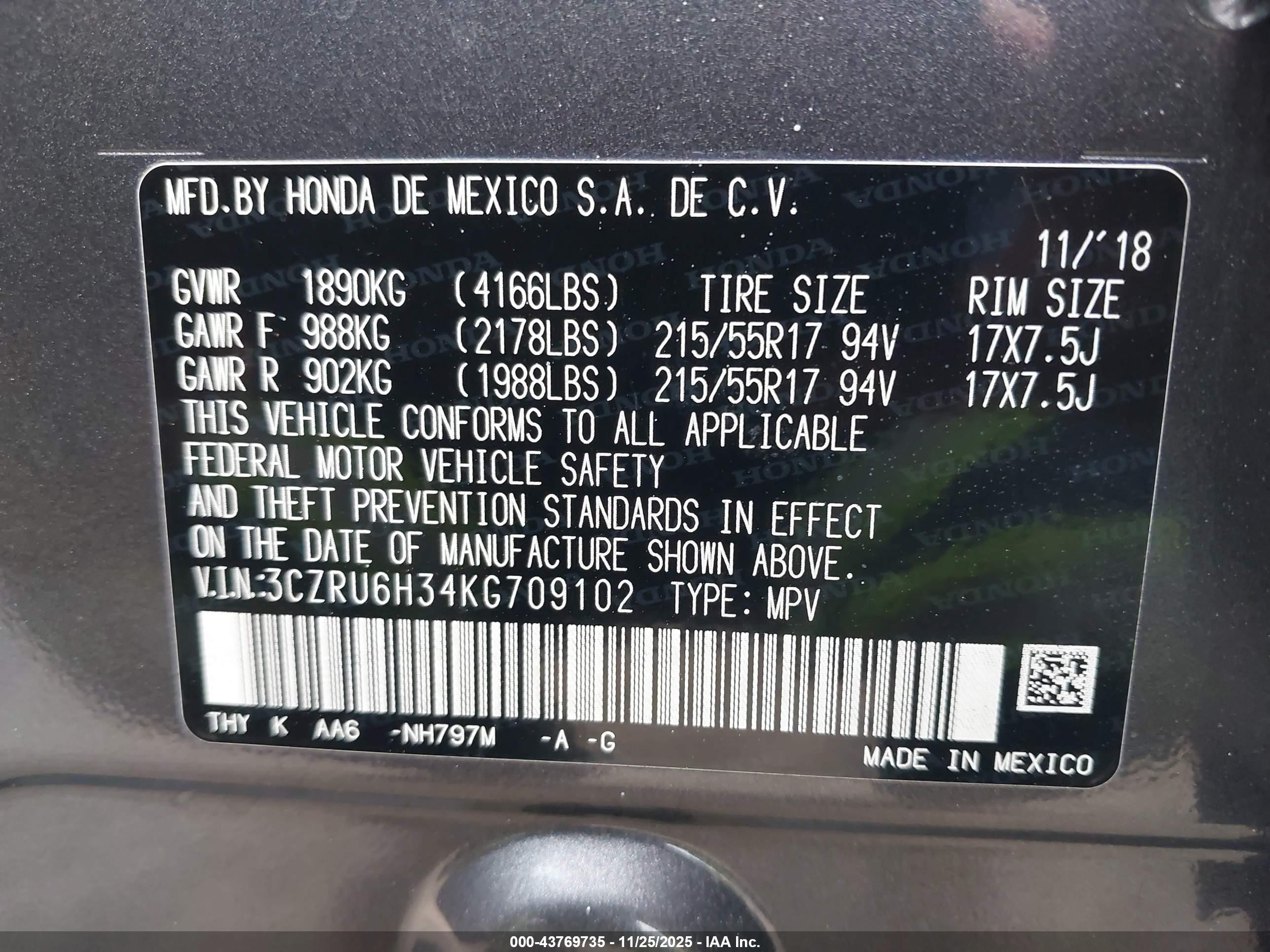 HONDA HR-V image 9