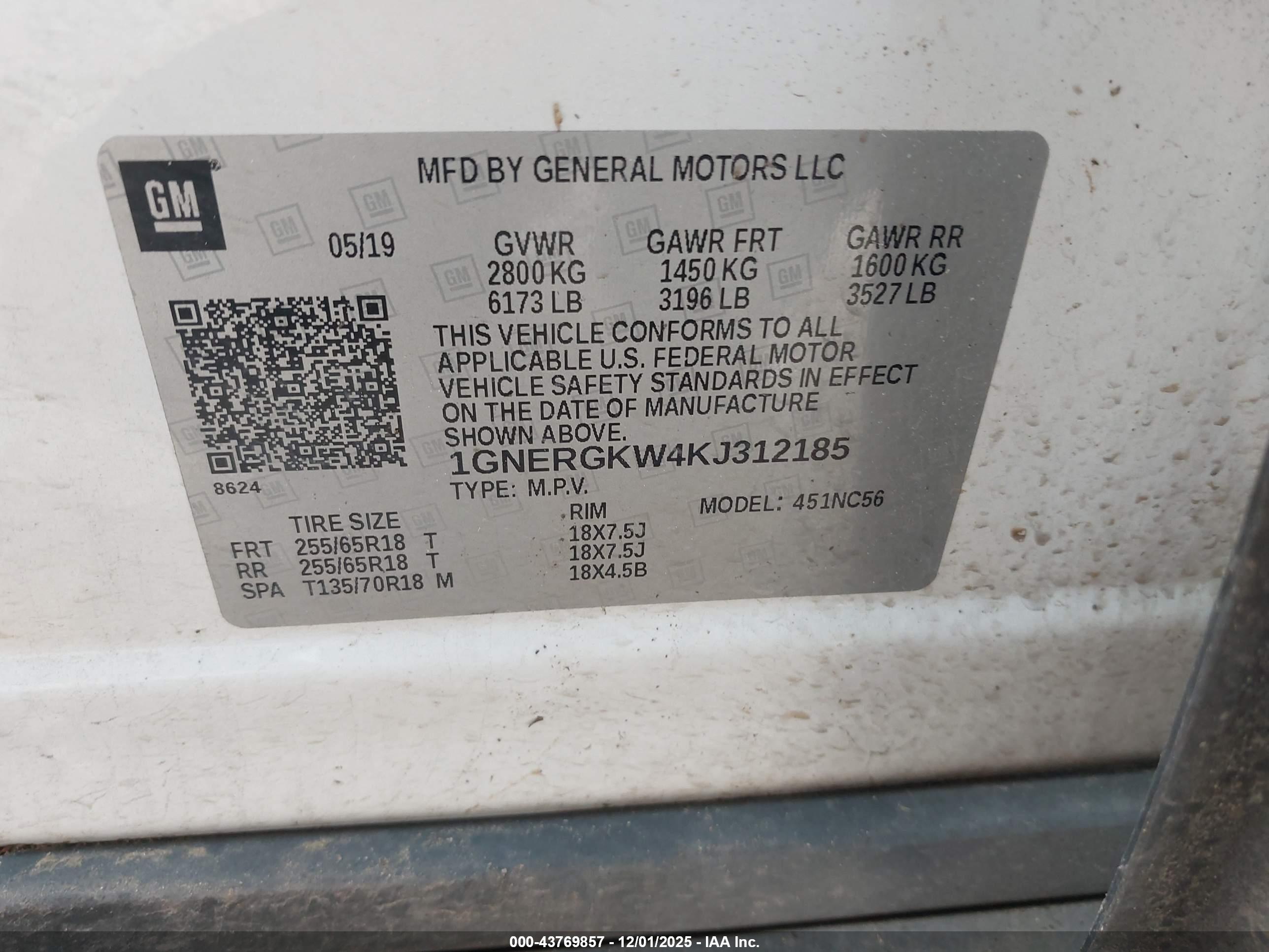 CHEVROLET TRAVERSE image 9