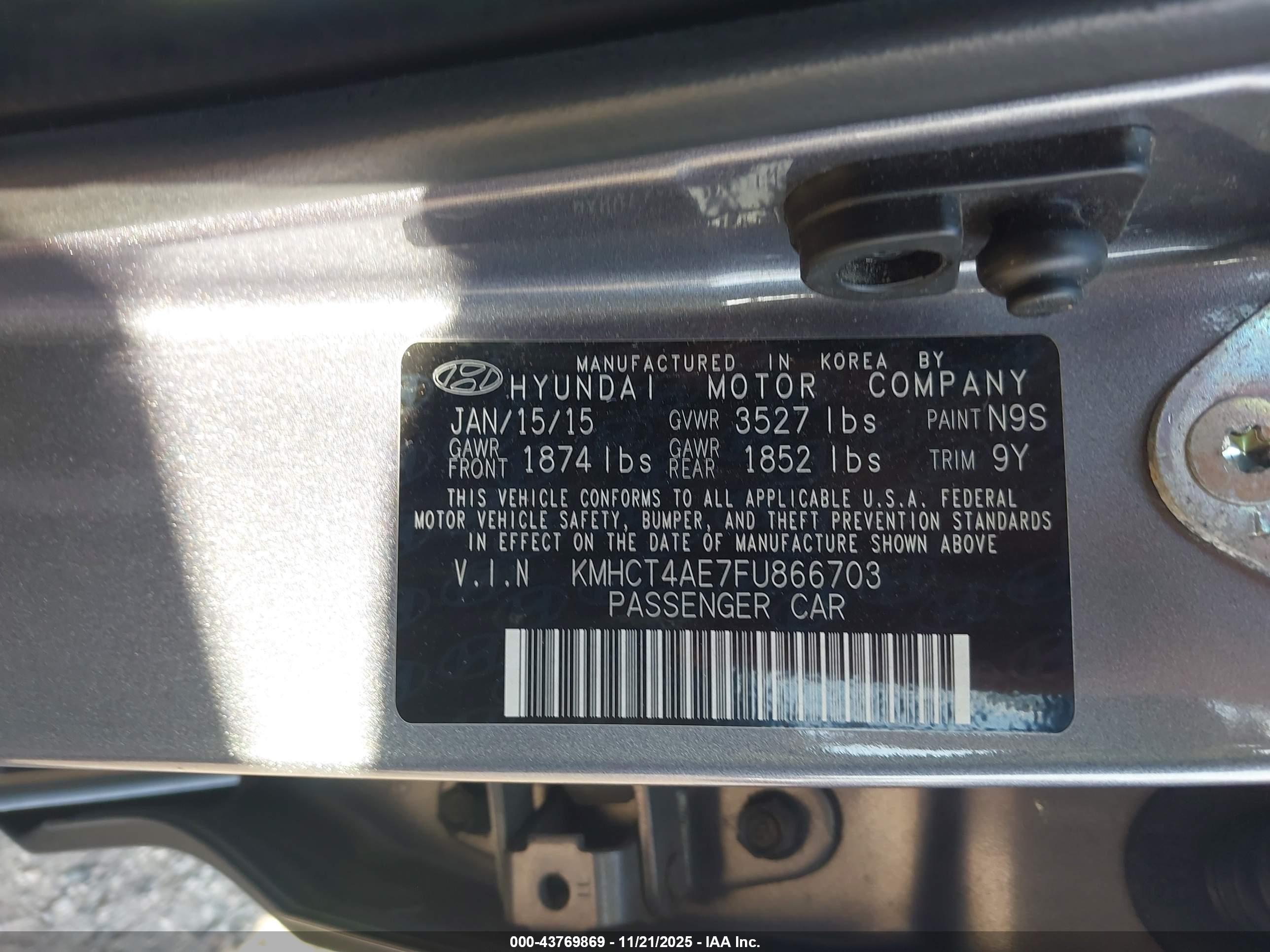HYUNDAI ACCENT image 9