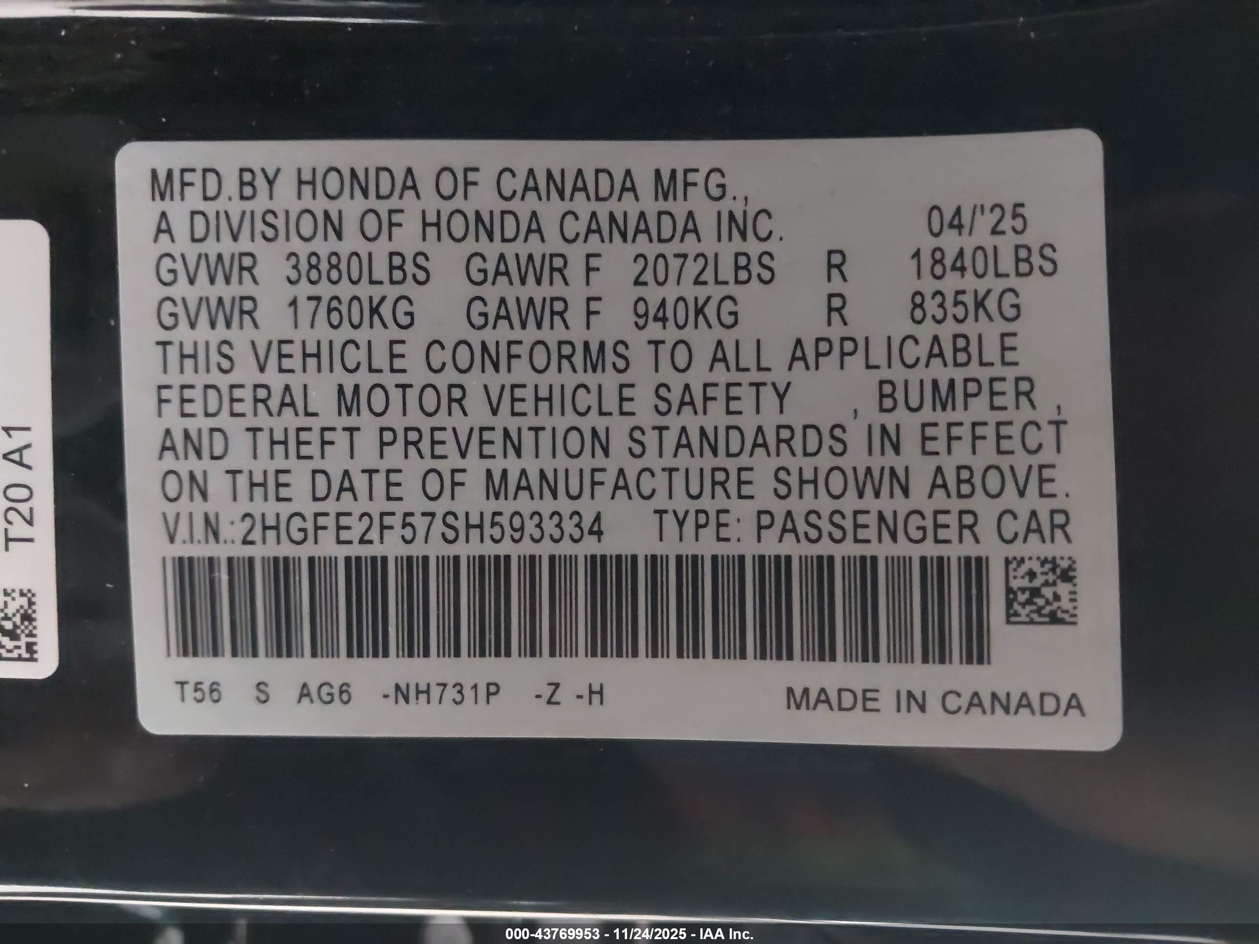 HONDA CIVIC image 9