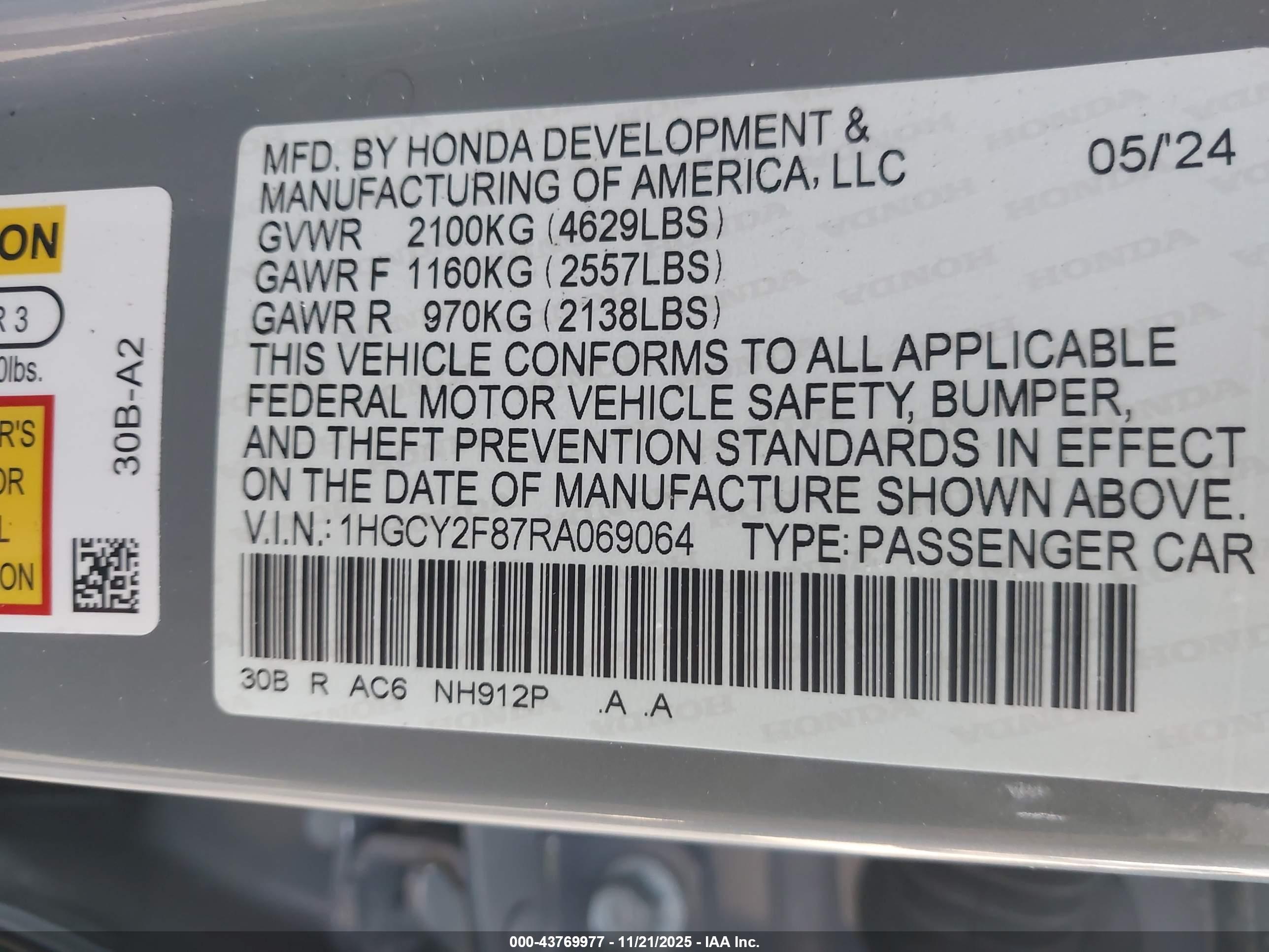 HONDA ACCORD image 9