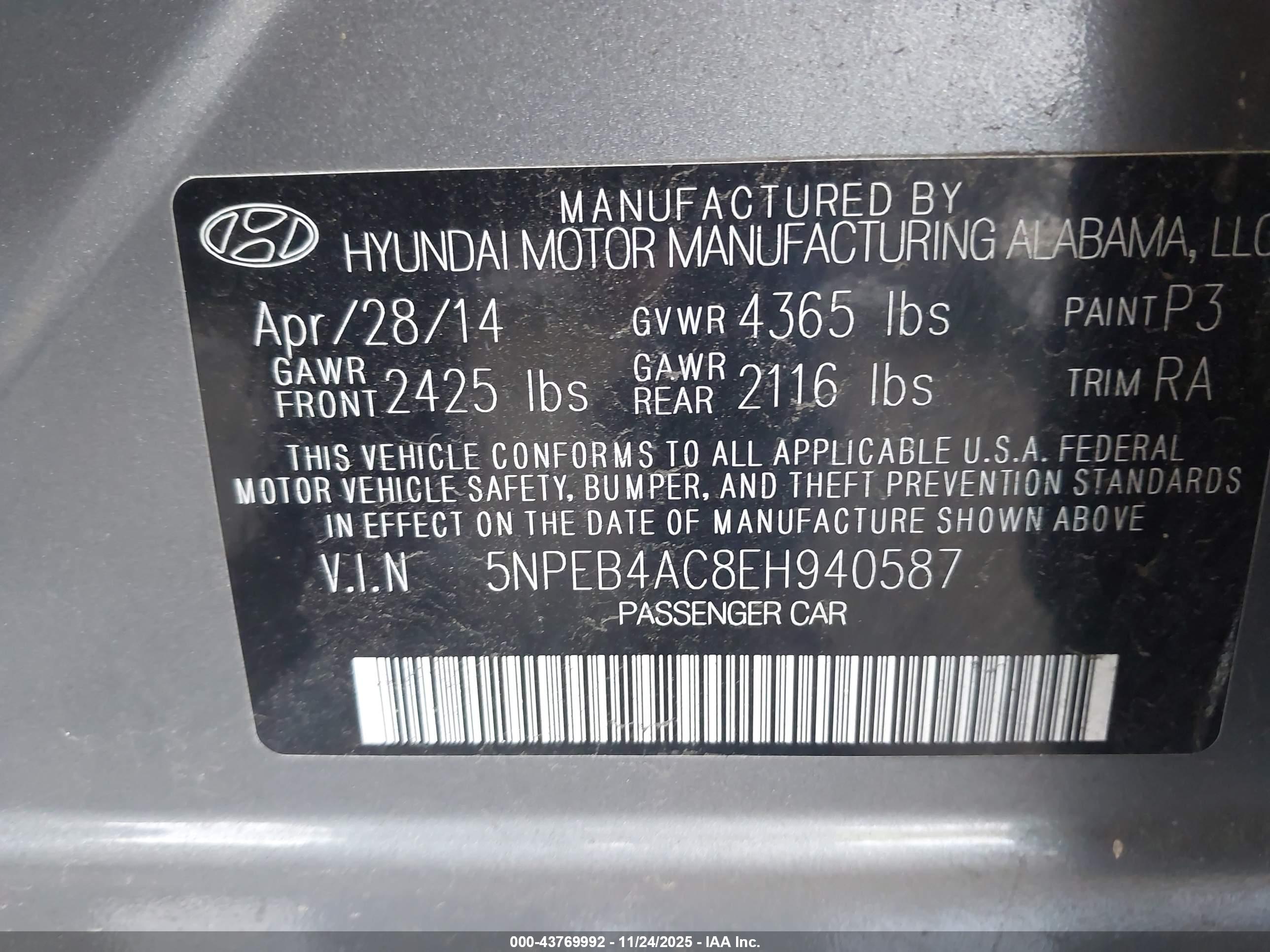 HYUNDAI SONATA image 9