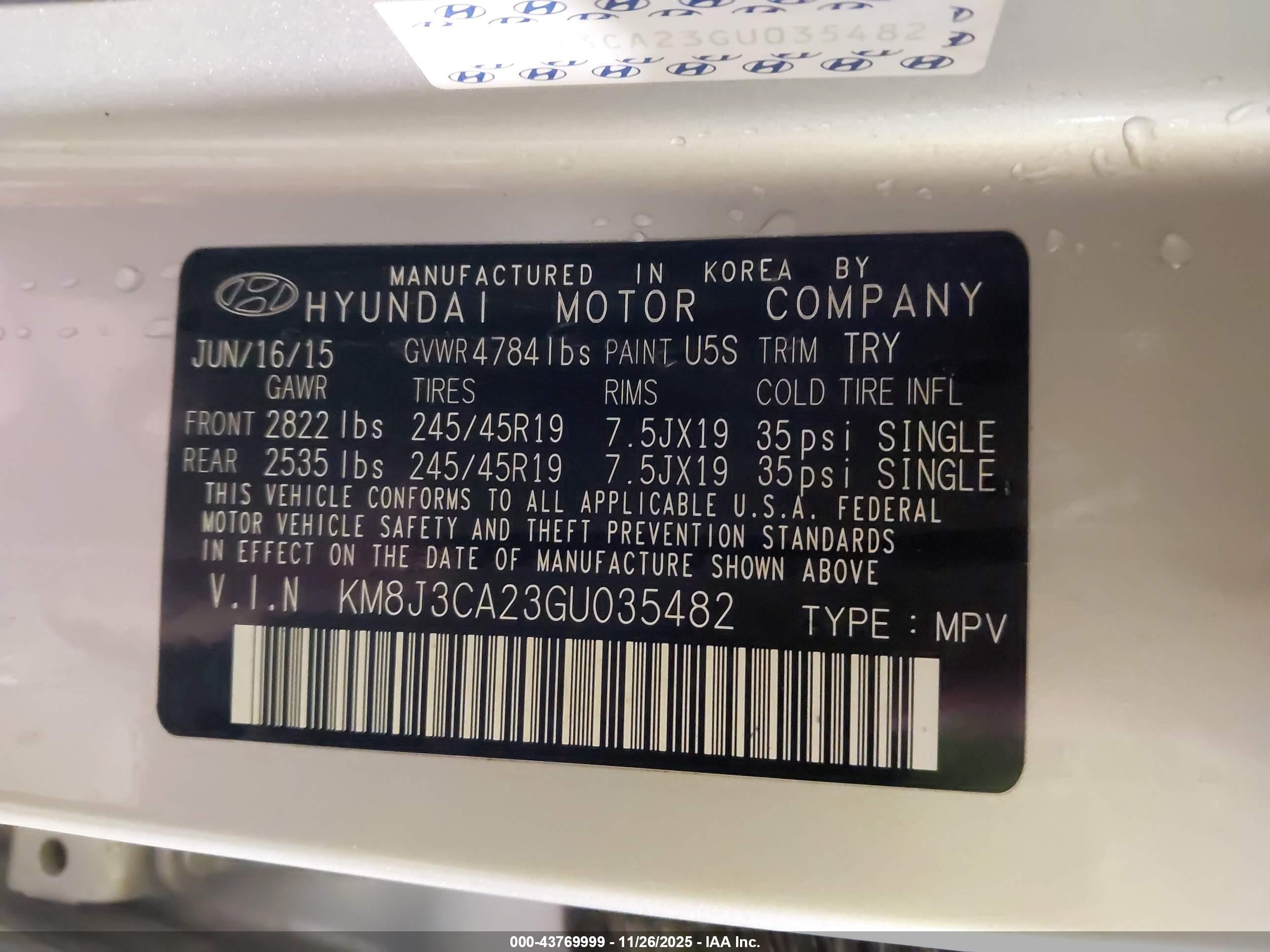 HYUNDAI TUCSON image 9