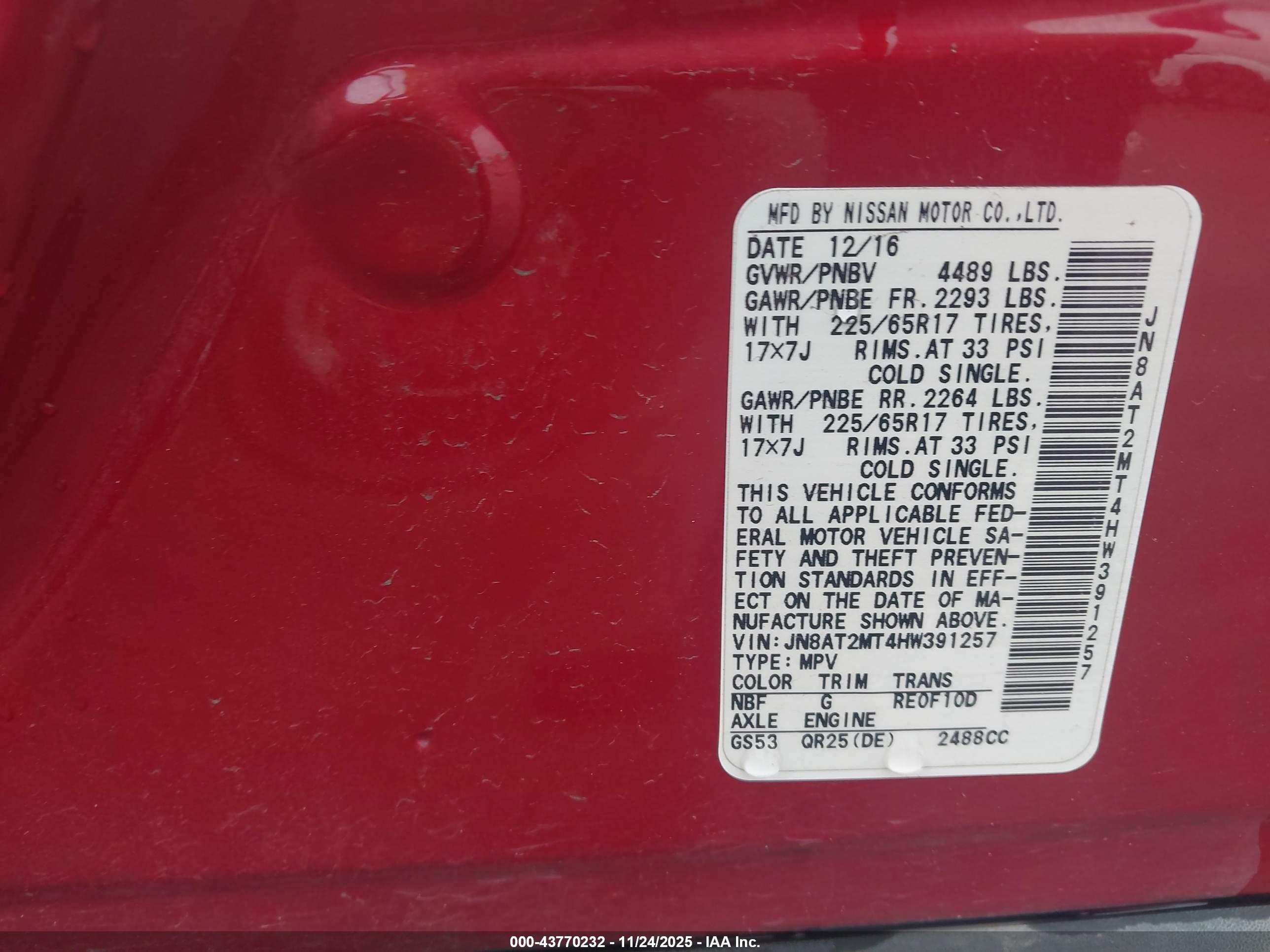 NISSAN ROGUE image 9