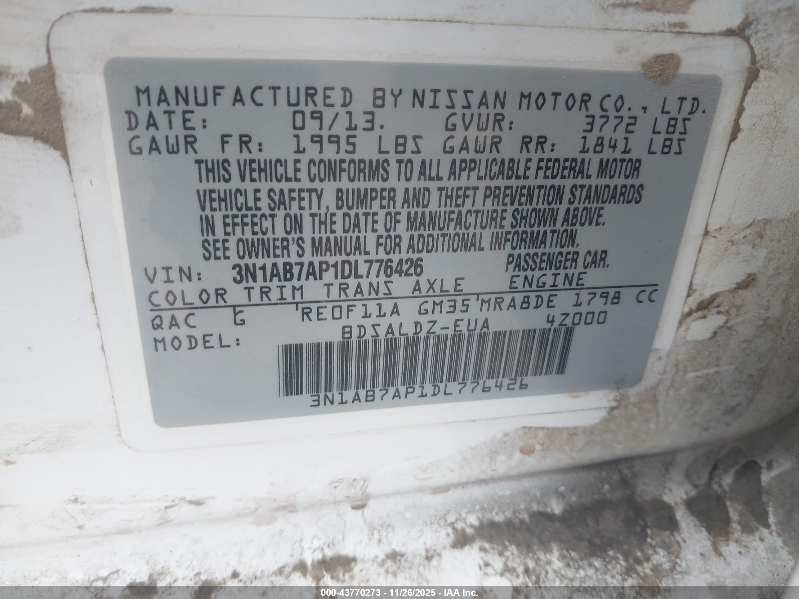 NISSAN SENTRA image 9