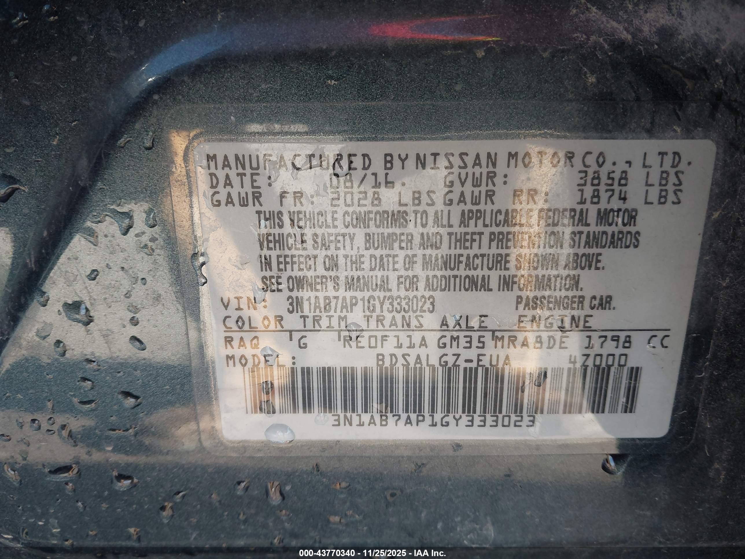 NISSAN SENTRA image 9