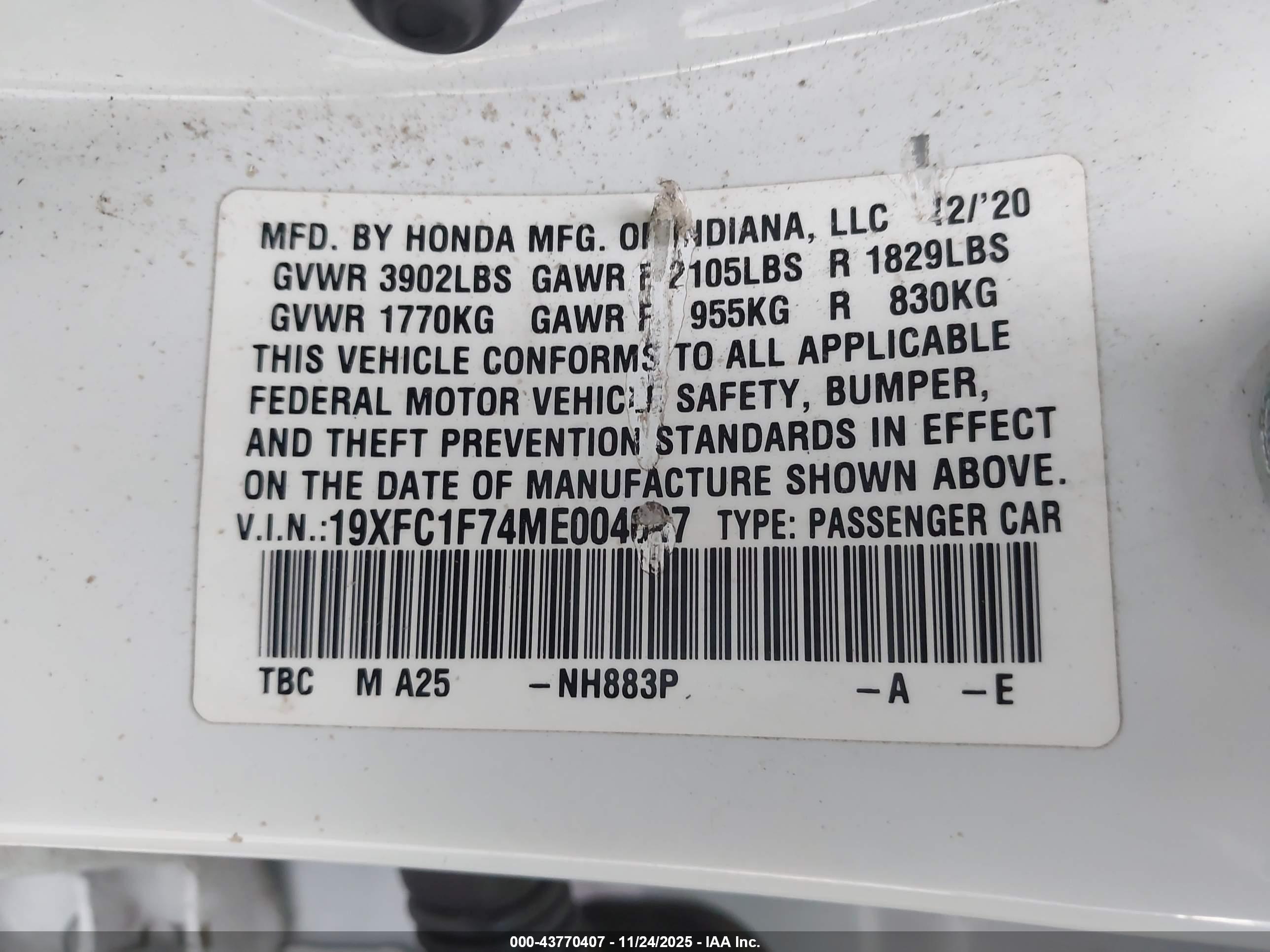 HONDA CIVIC image 9