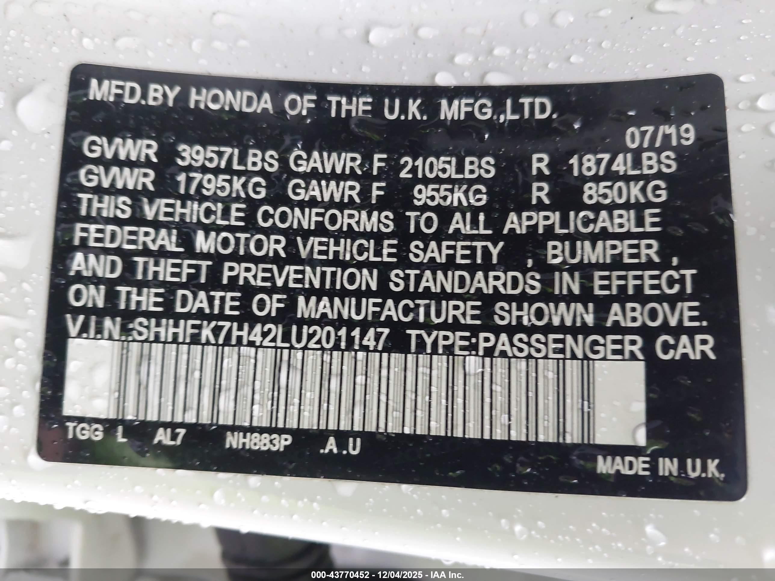 HONDA CIVIC image 9