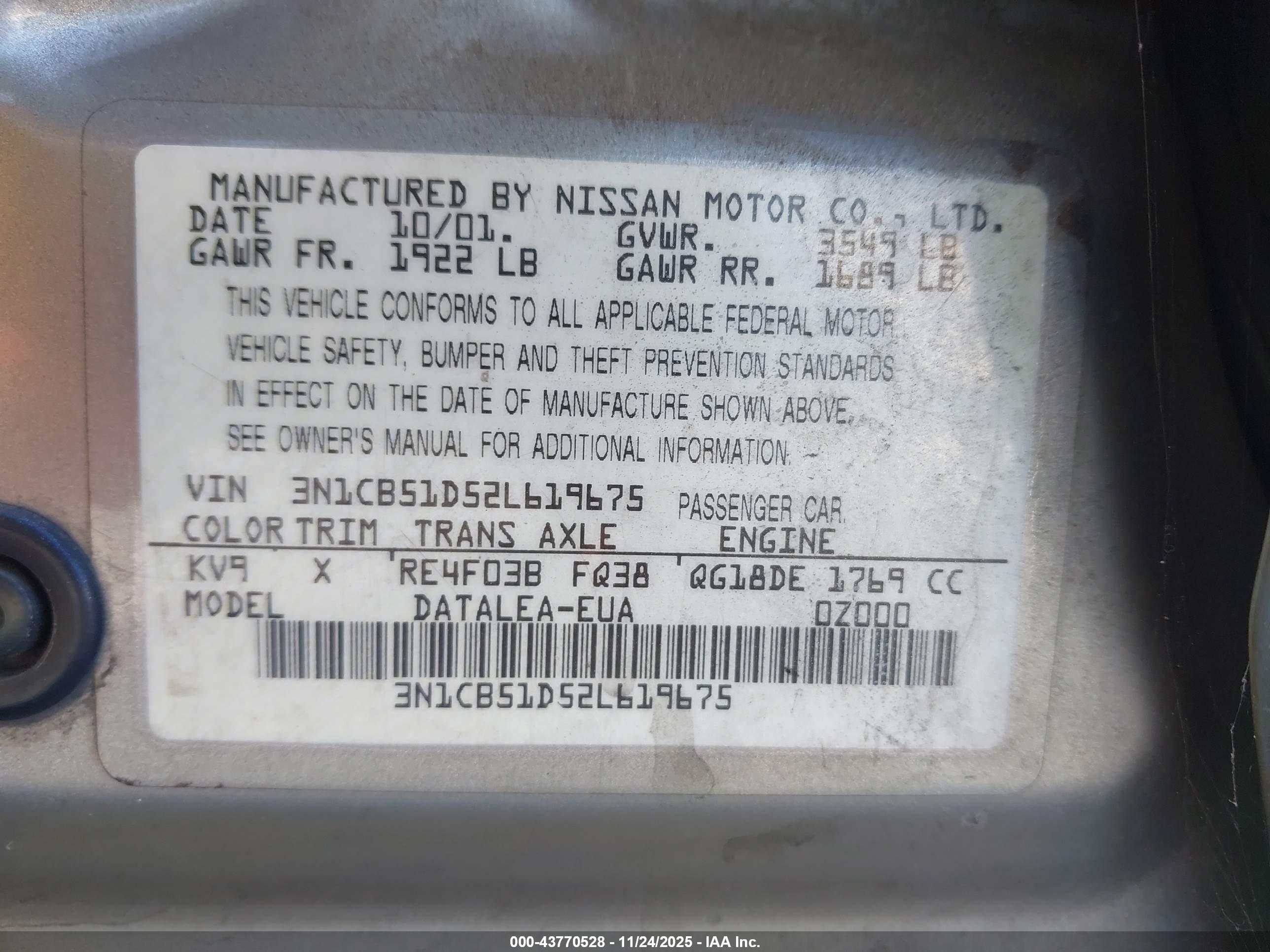 NISSAN SENTRA image 9
