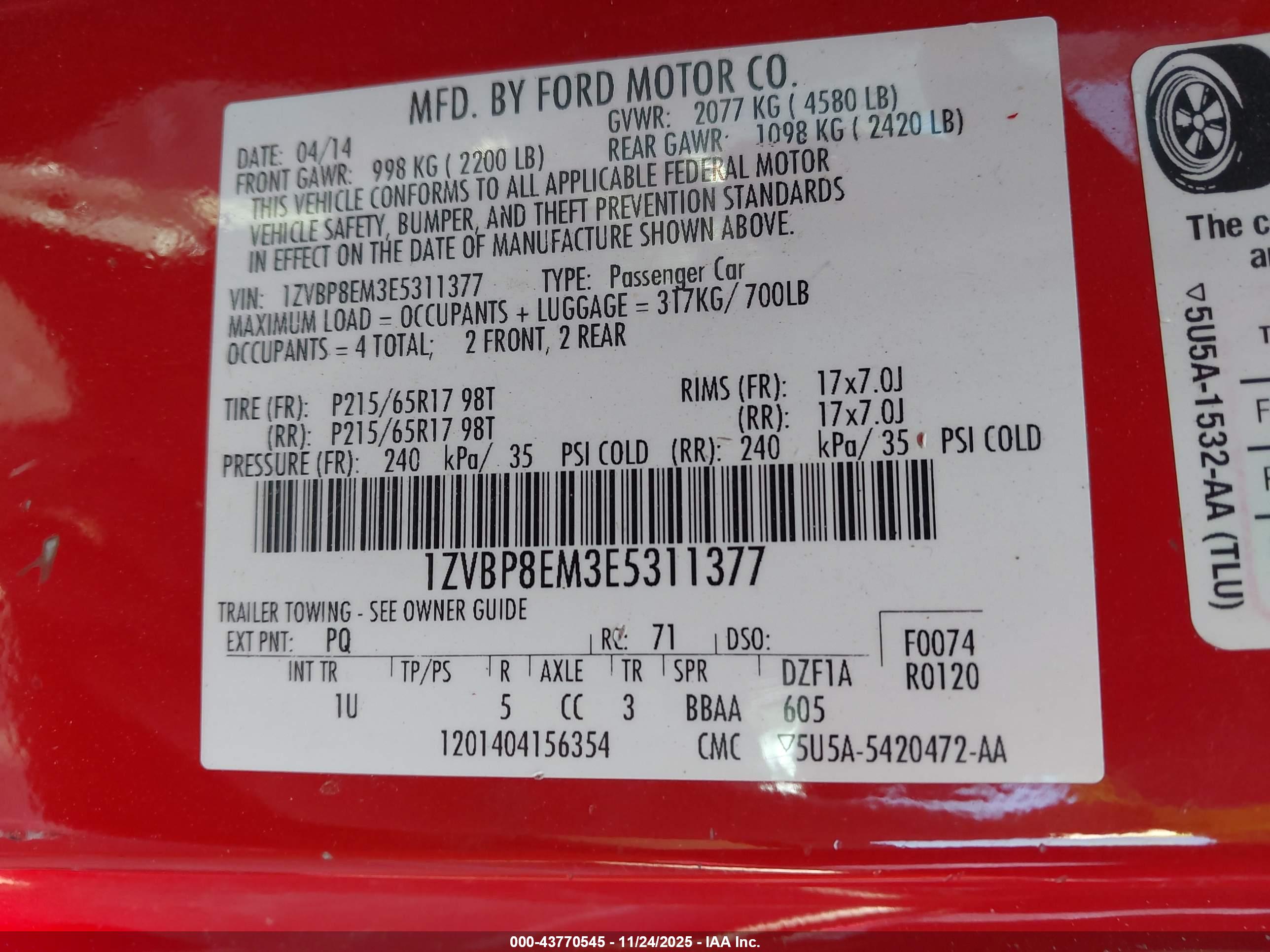 FORD MUSTANG image 9