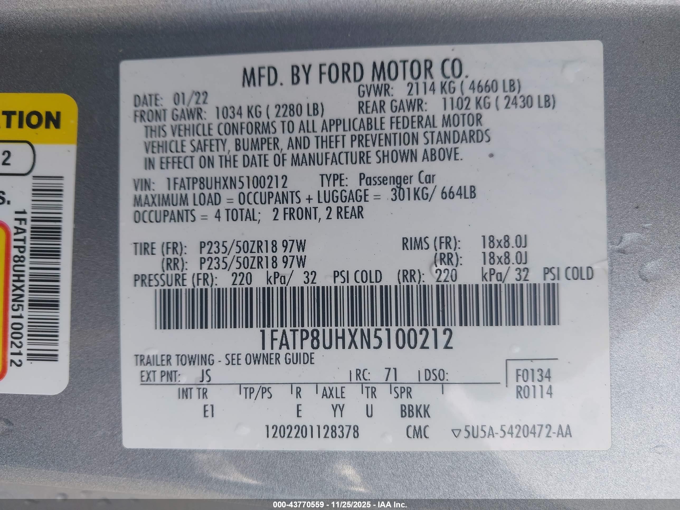 FORD MUSTANG image 9