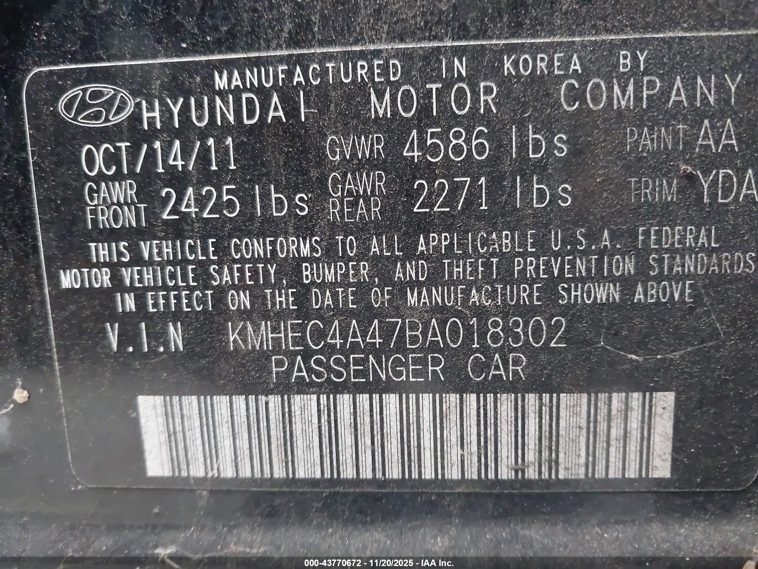 HYUNDAI SONATA image 9
