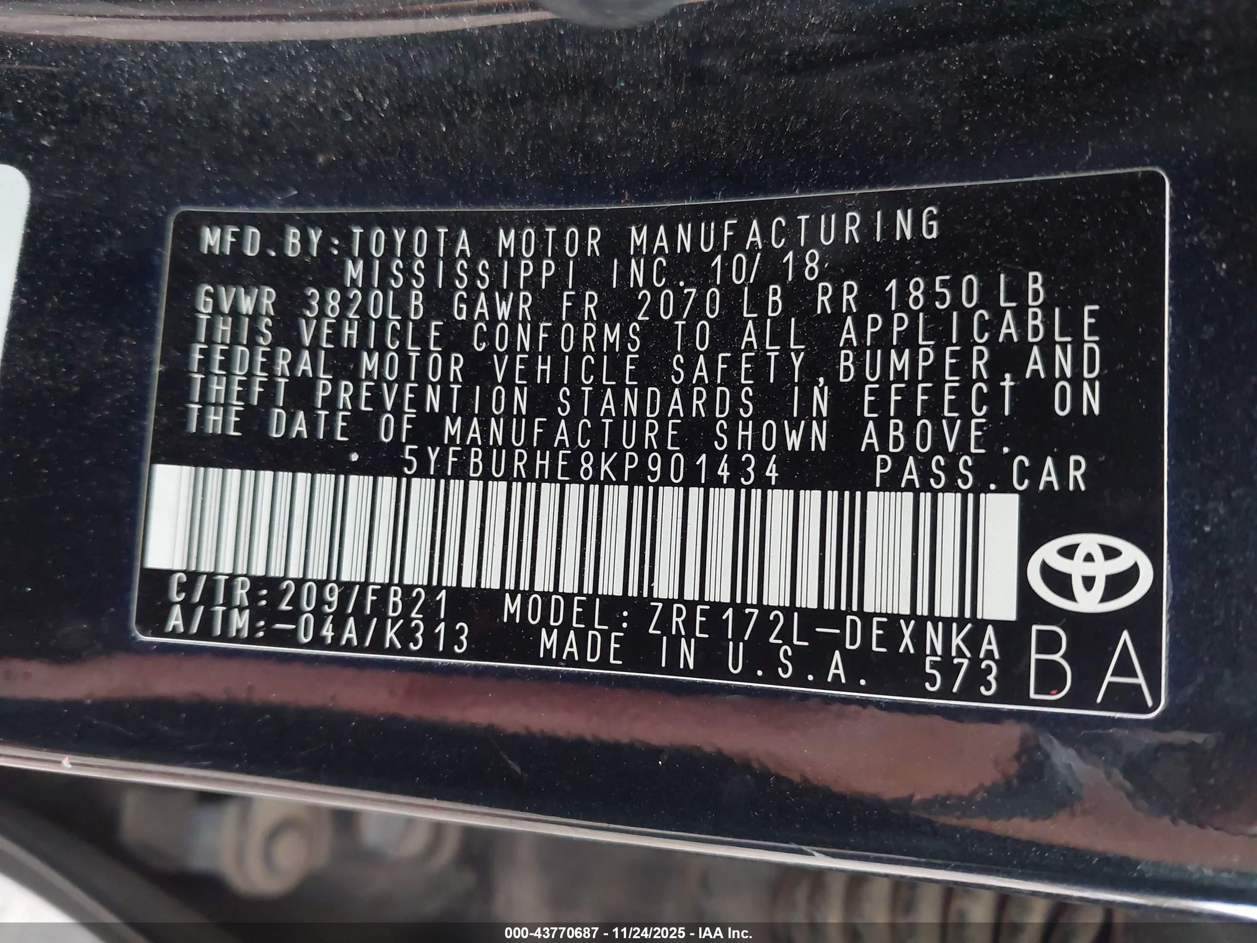 TOYOTA COROLLA image 9