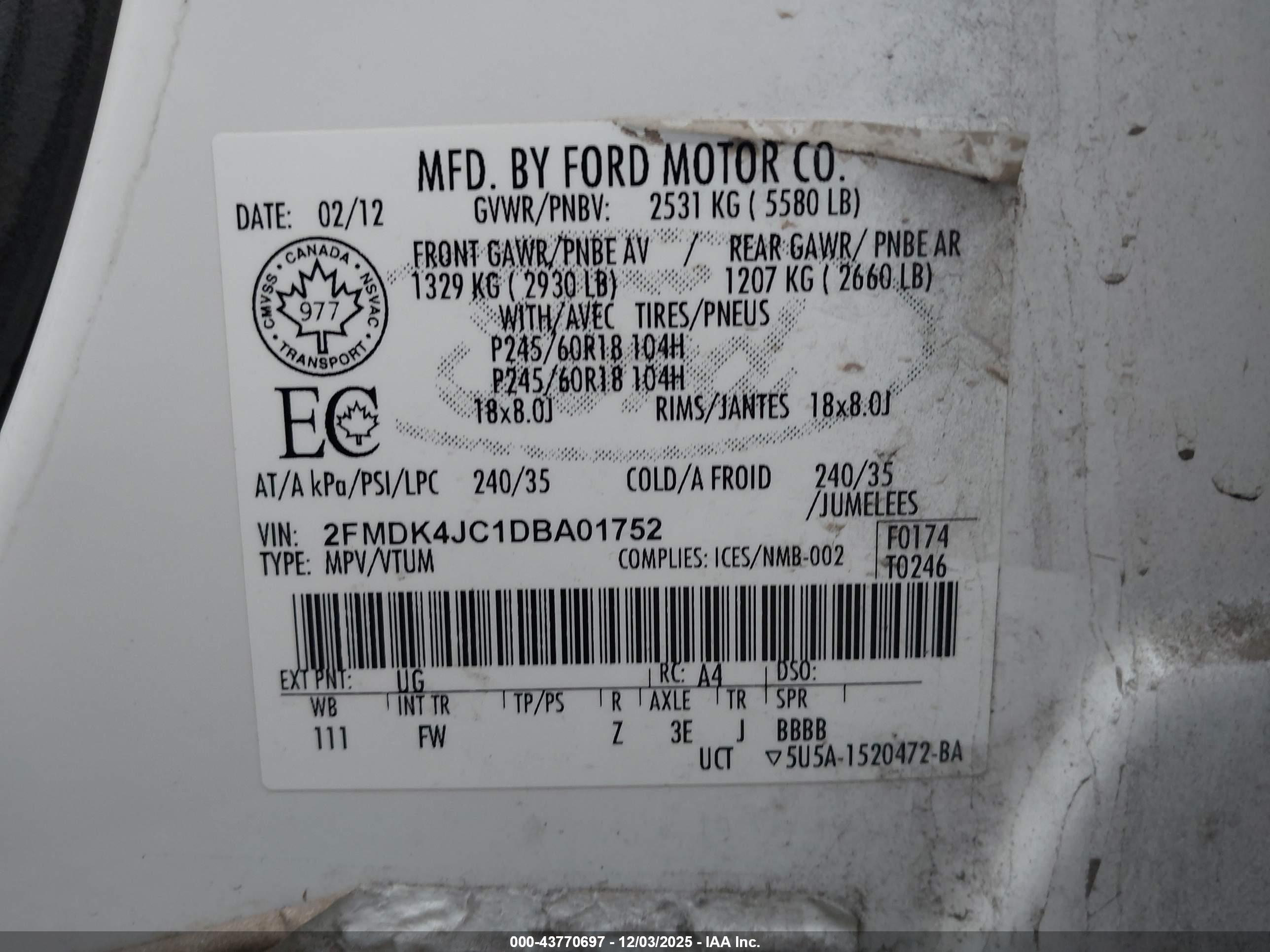 FORD EDGE image 9