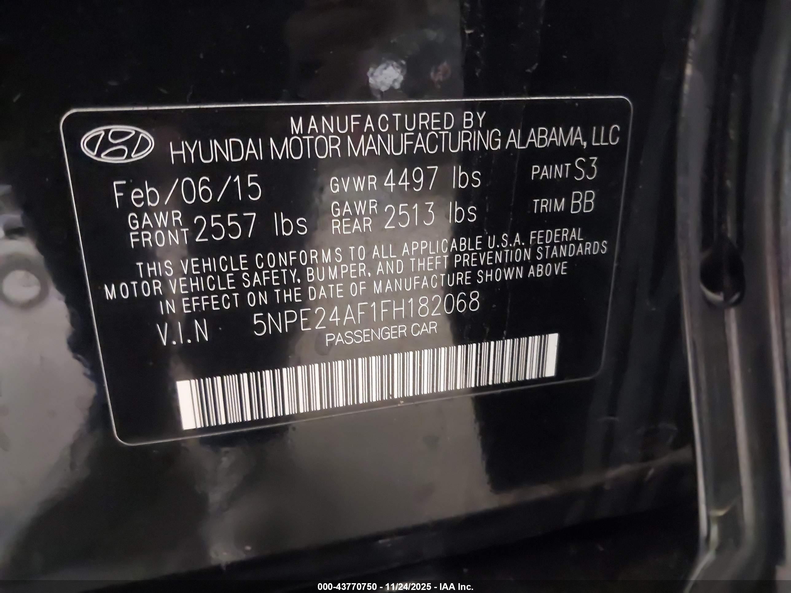 HYUNDAI SONATA image 9
