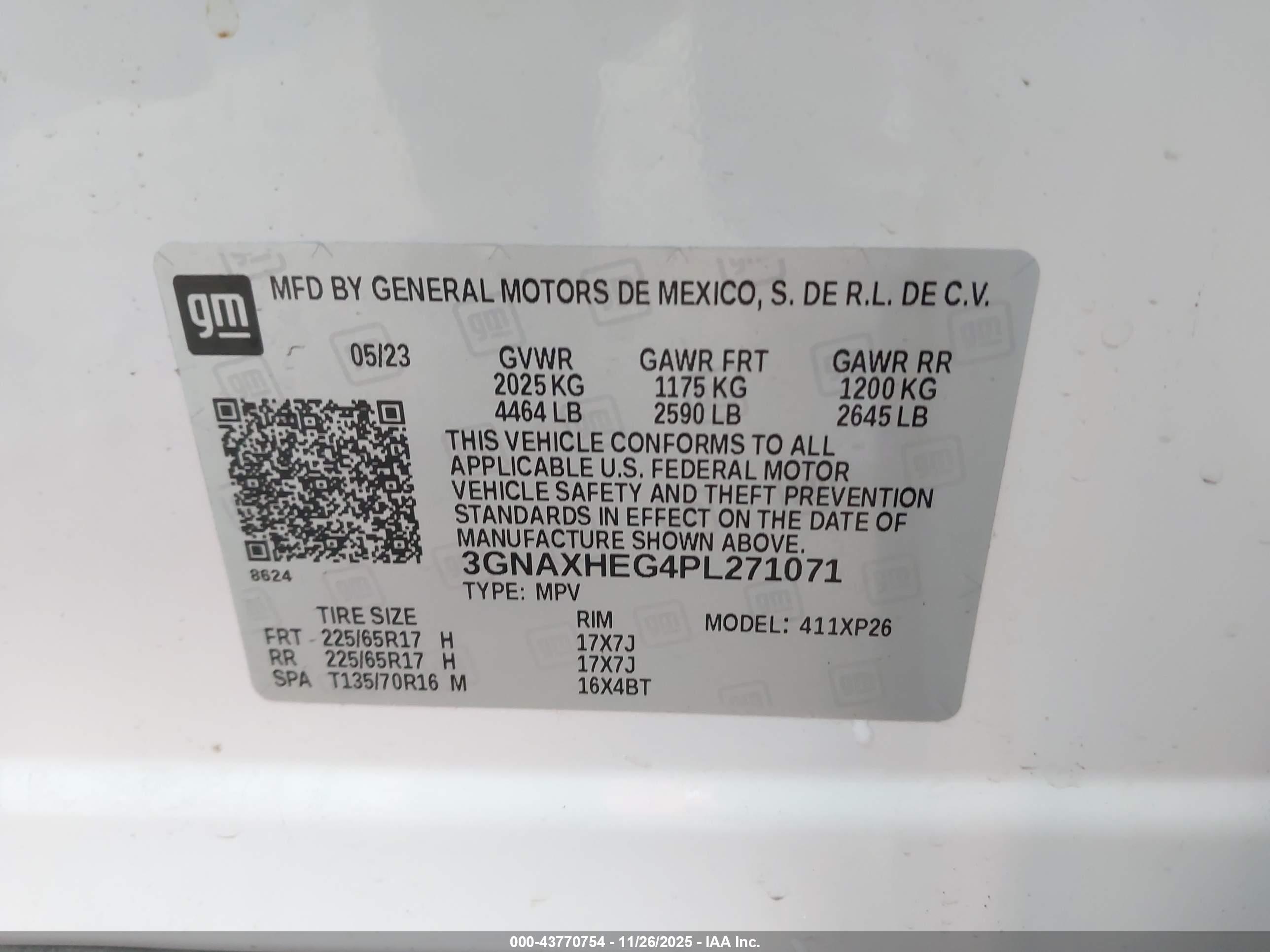 CHEVROLET EQUINOX image 9