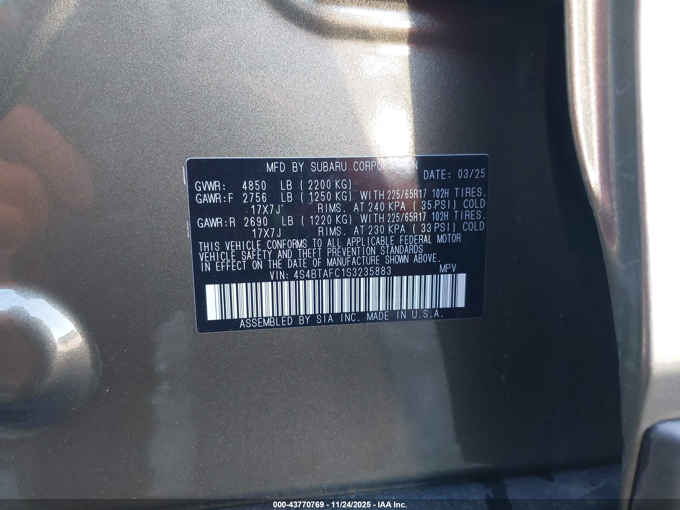 SUBARU OUTBACK image 9