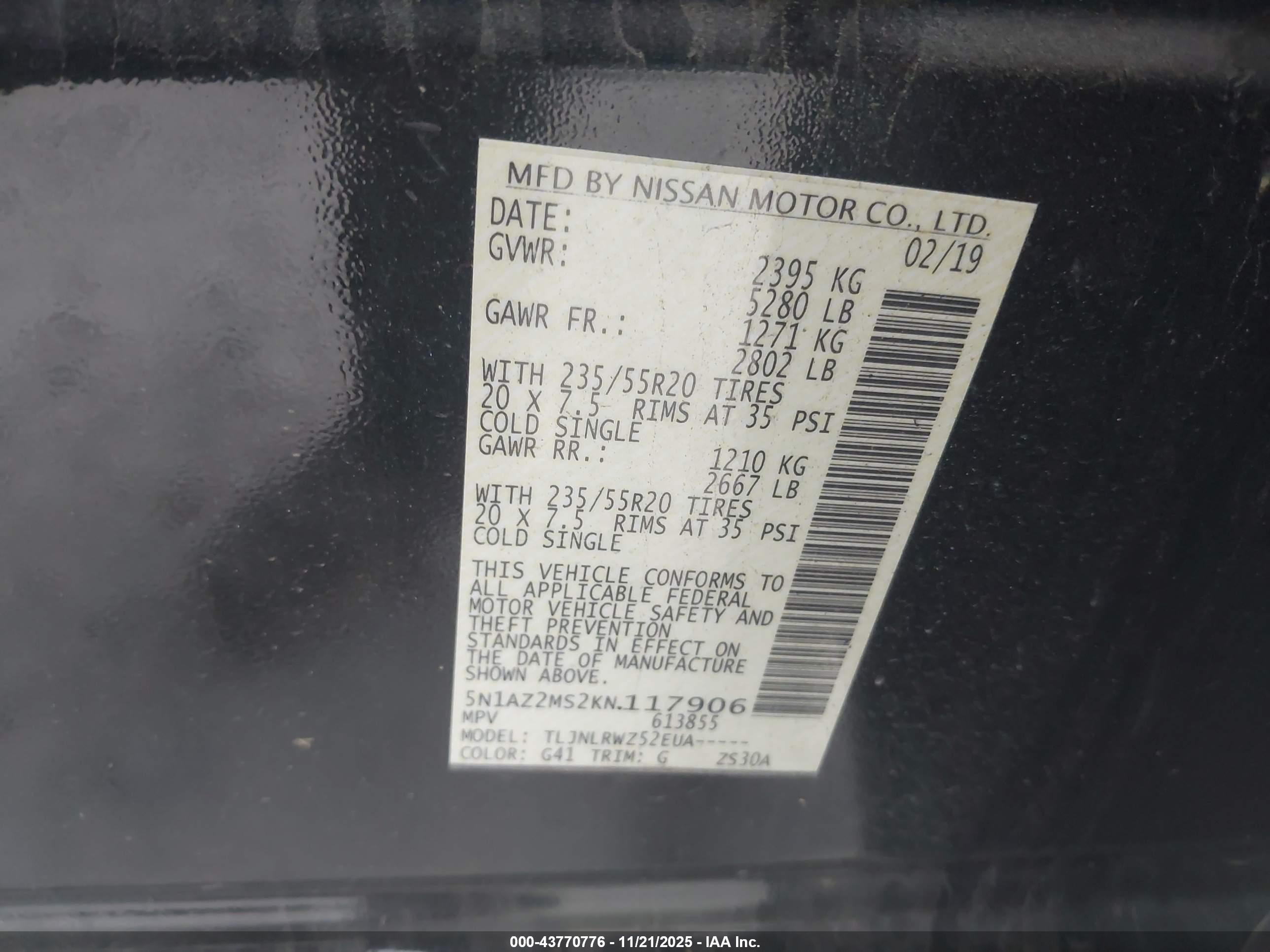 NISSAN MURANO image 9