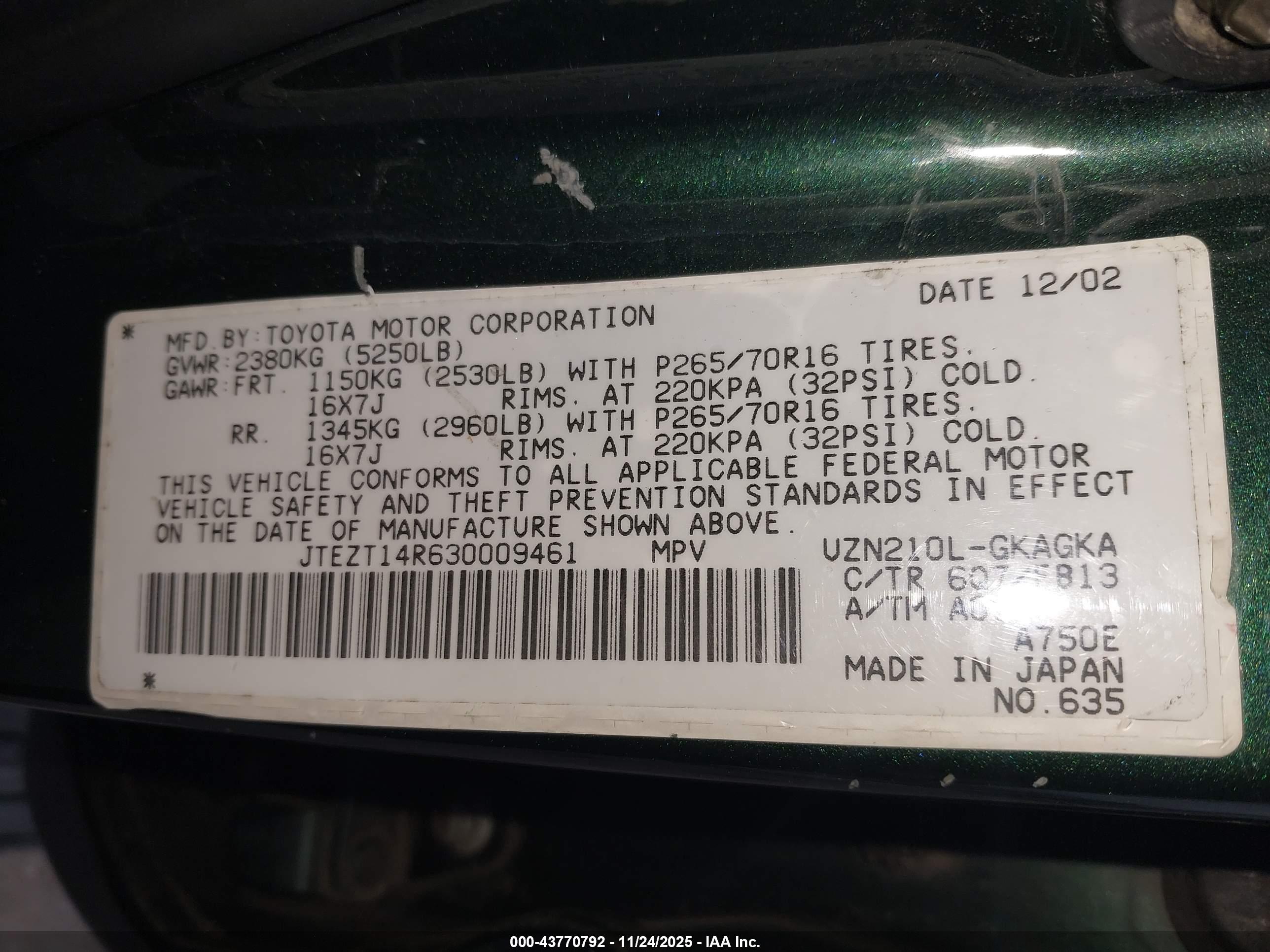 TOYOTA 4RUNNER image 9
