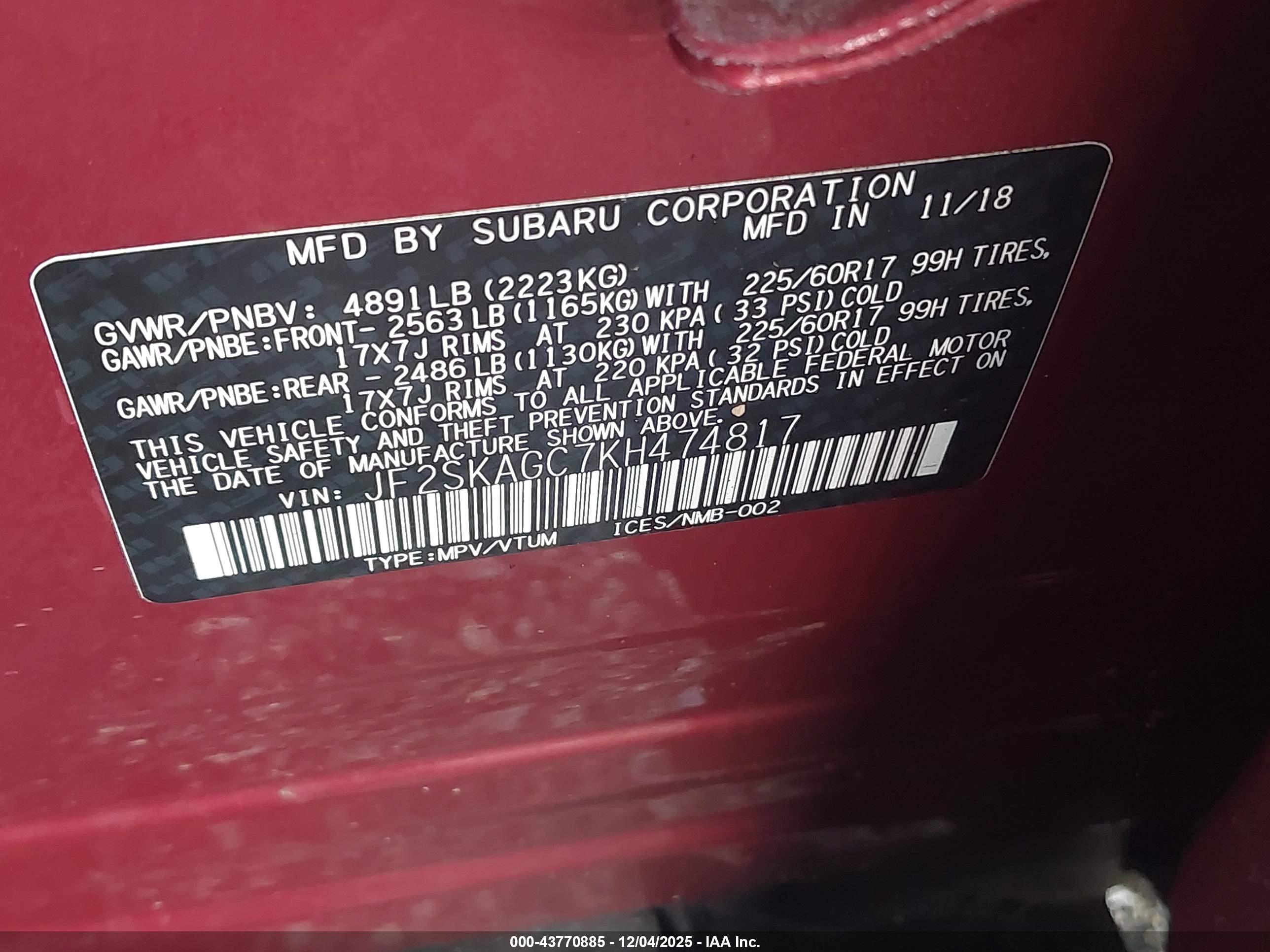 SUBARU FORESTER image 9