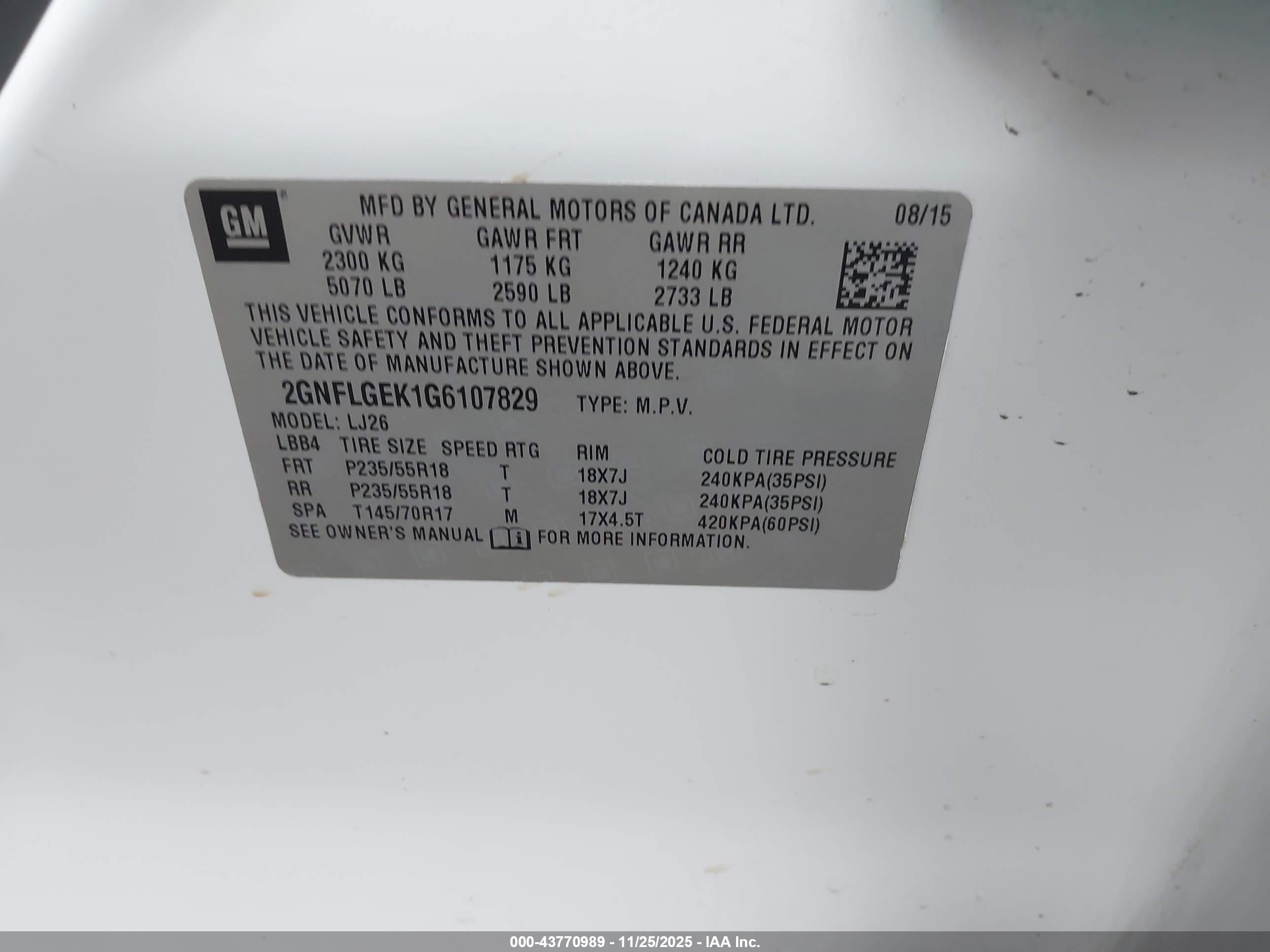 CHEVROLET EQUINOX image 9
