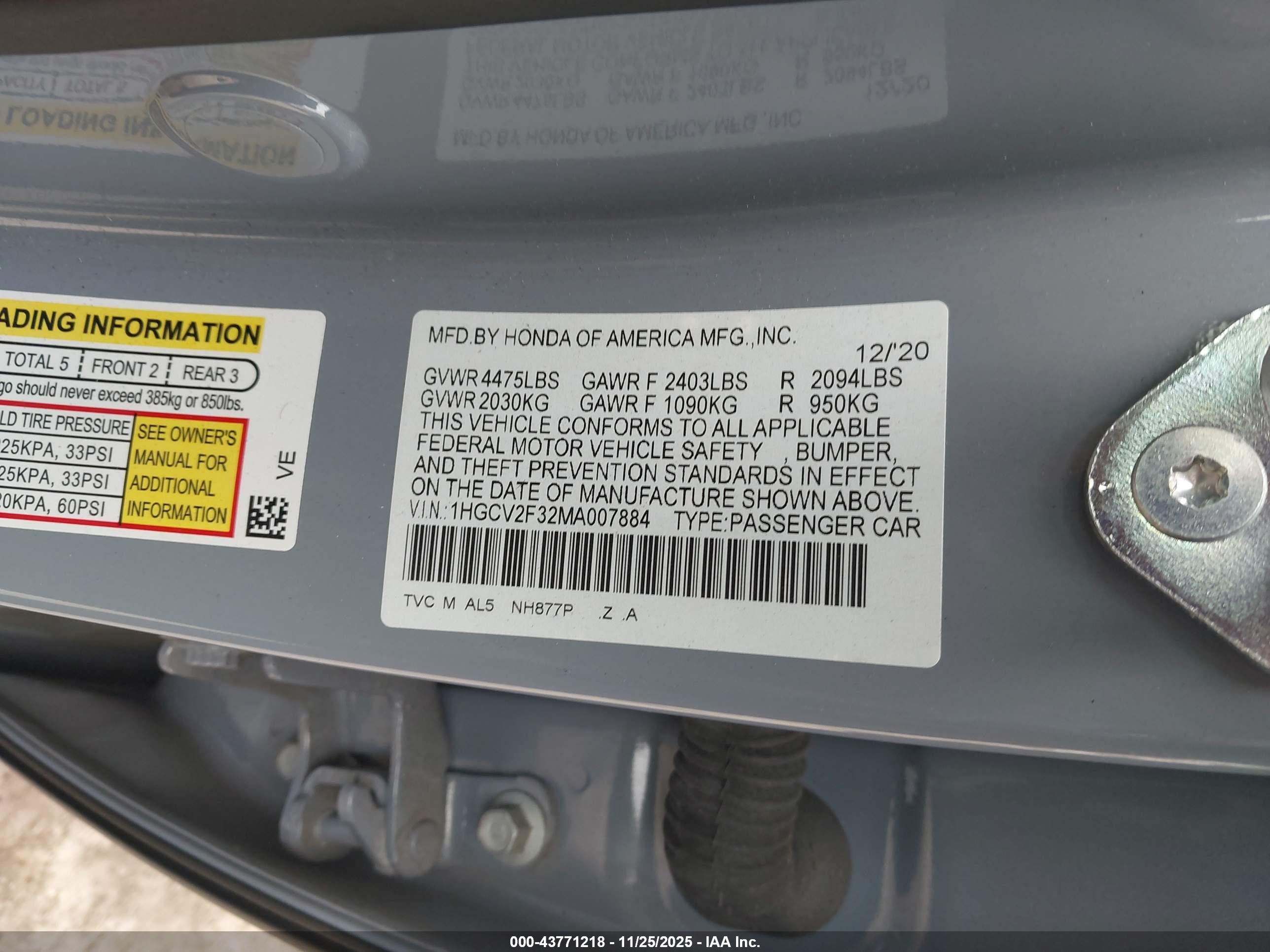 HONDA ACCORD image 9