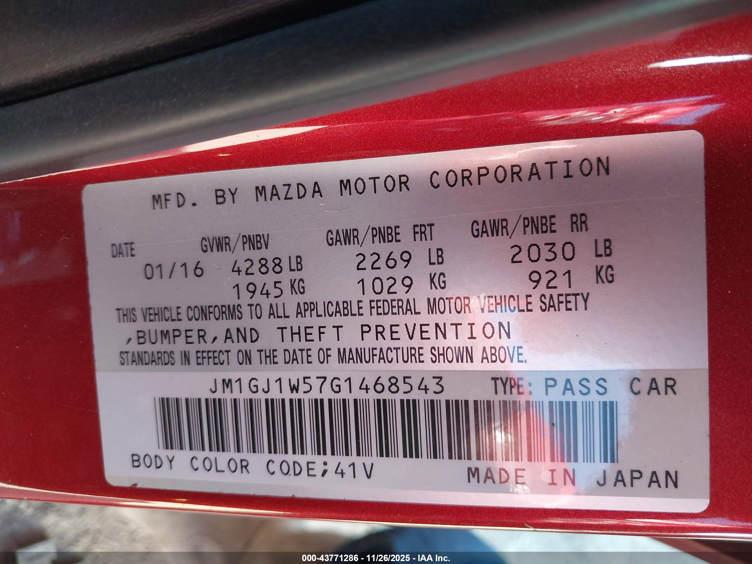 MAZDA MAZDA6 image 9