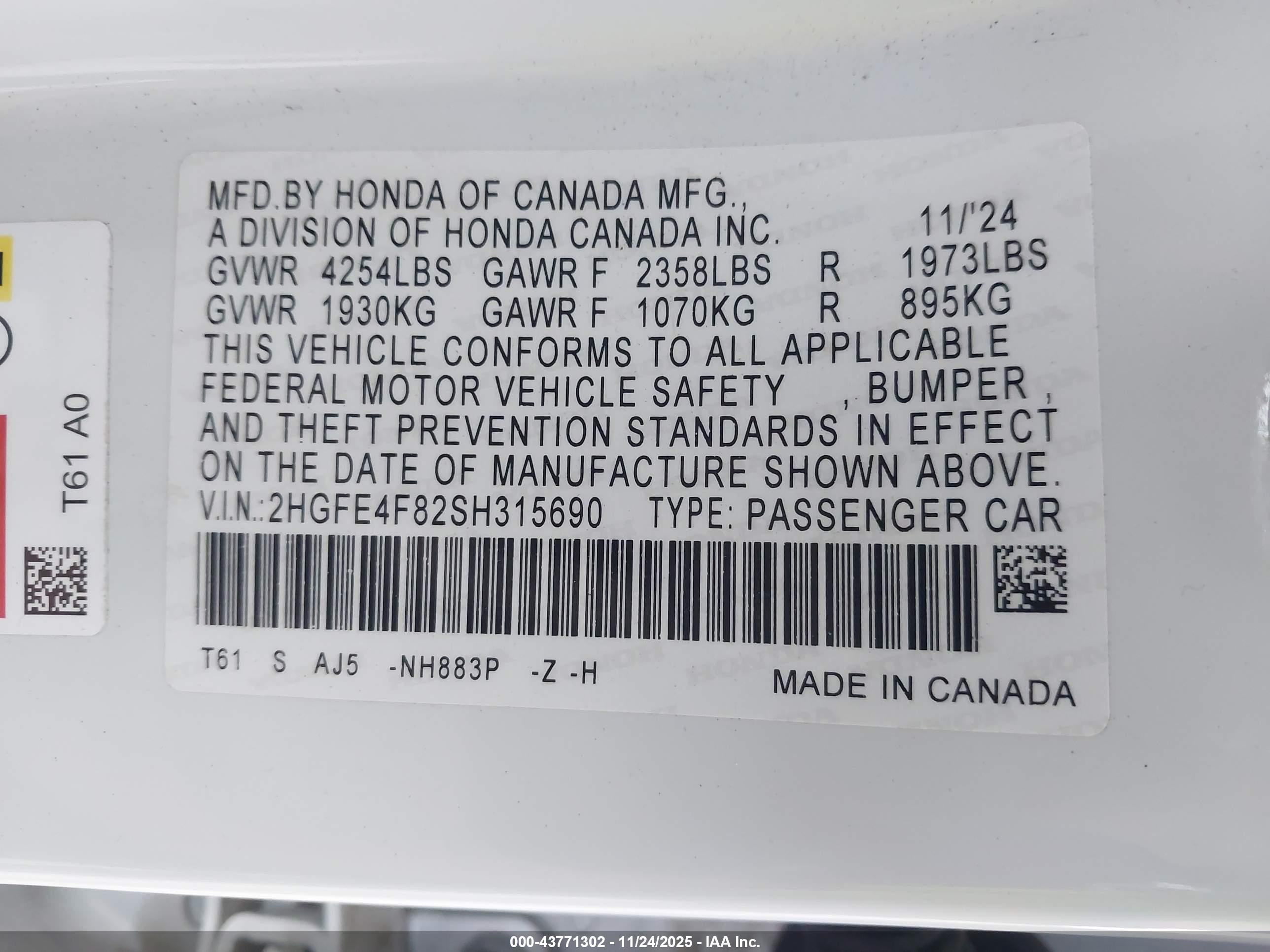 HONDA CIVIC image 9