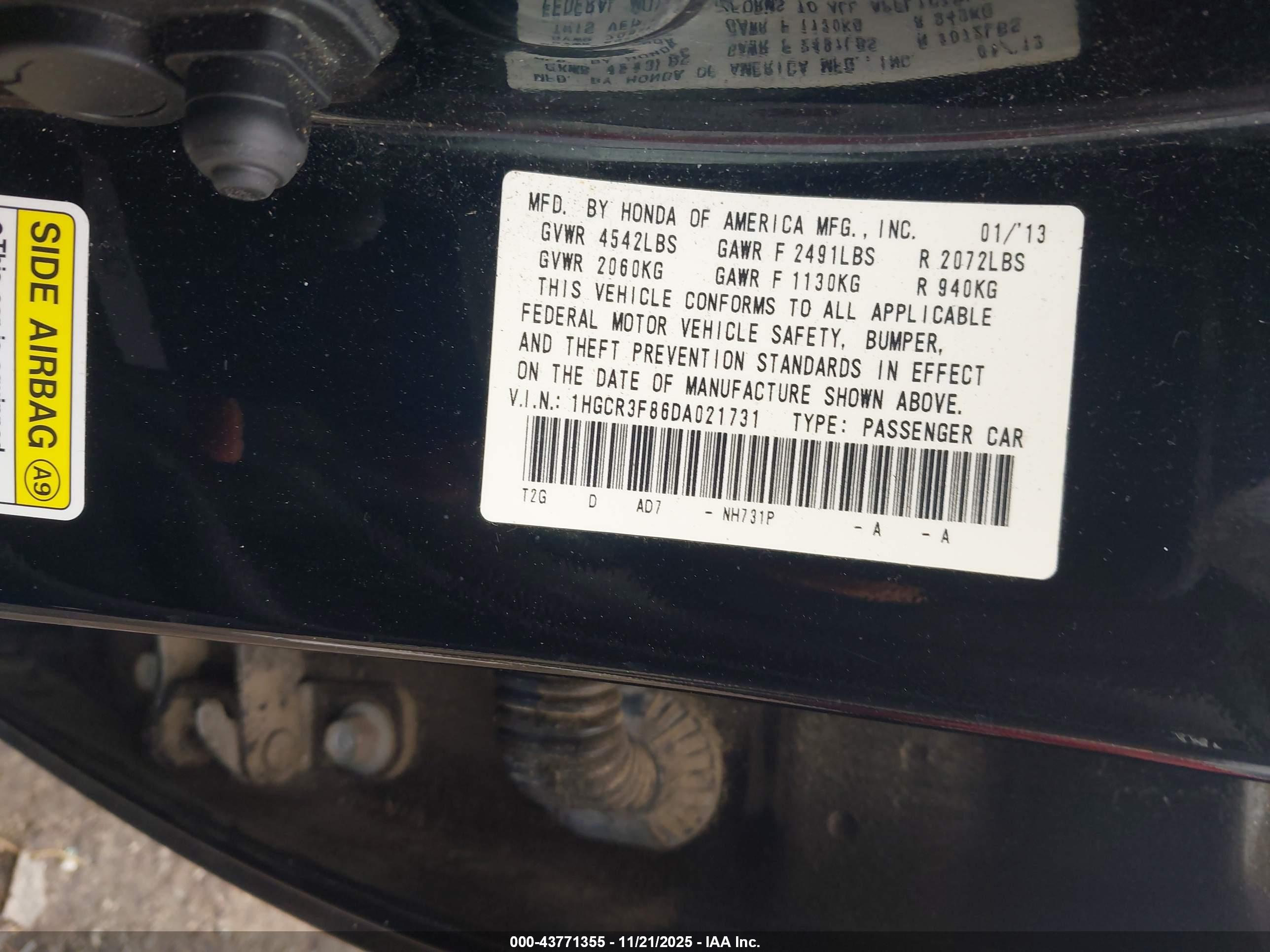 HONDA ACCORD image 9