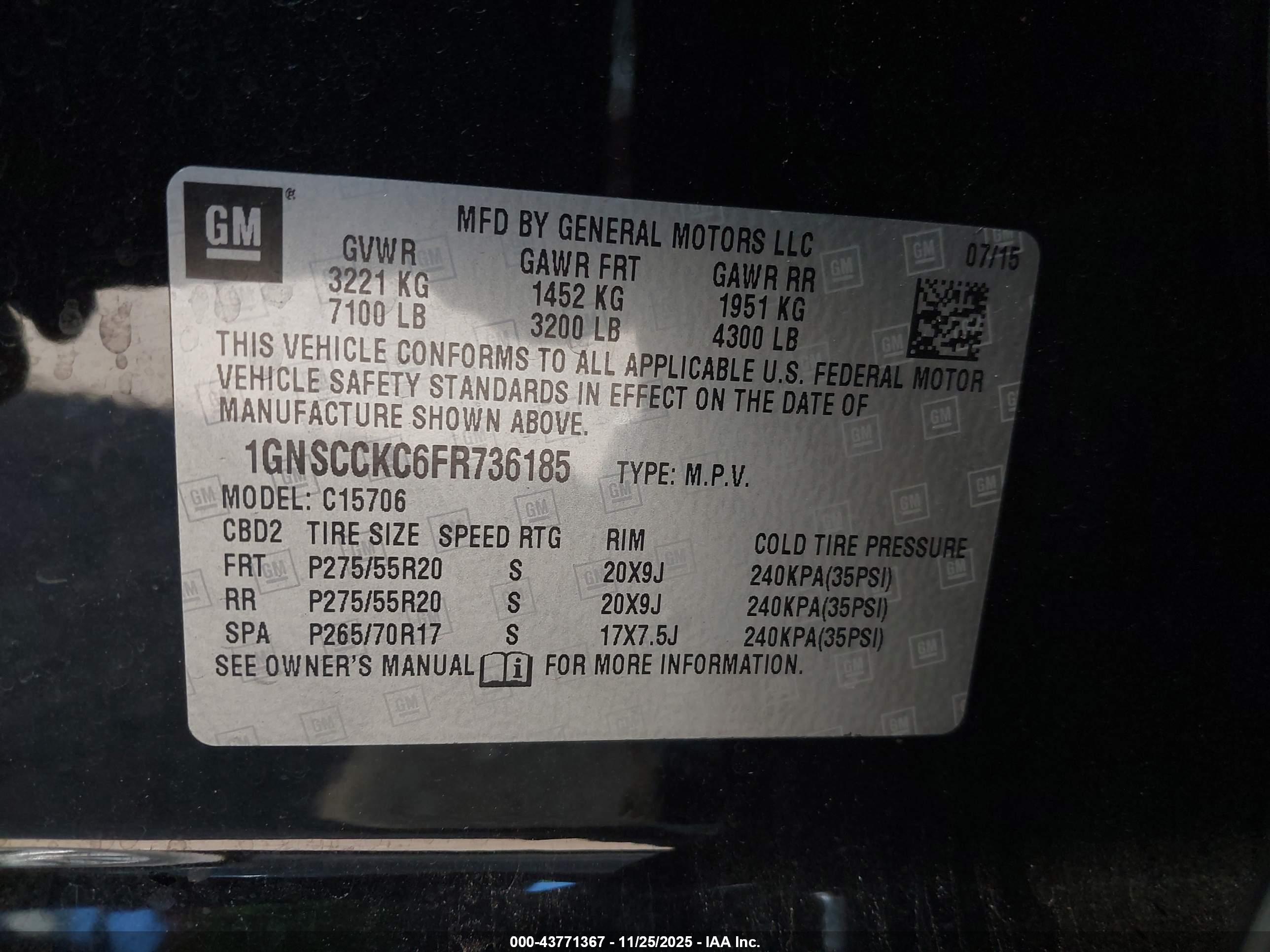 CHEVROLET TAHOE image 9