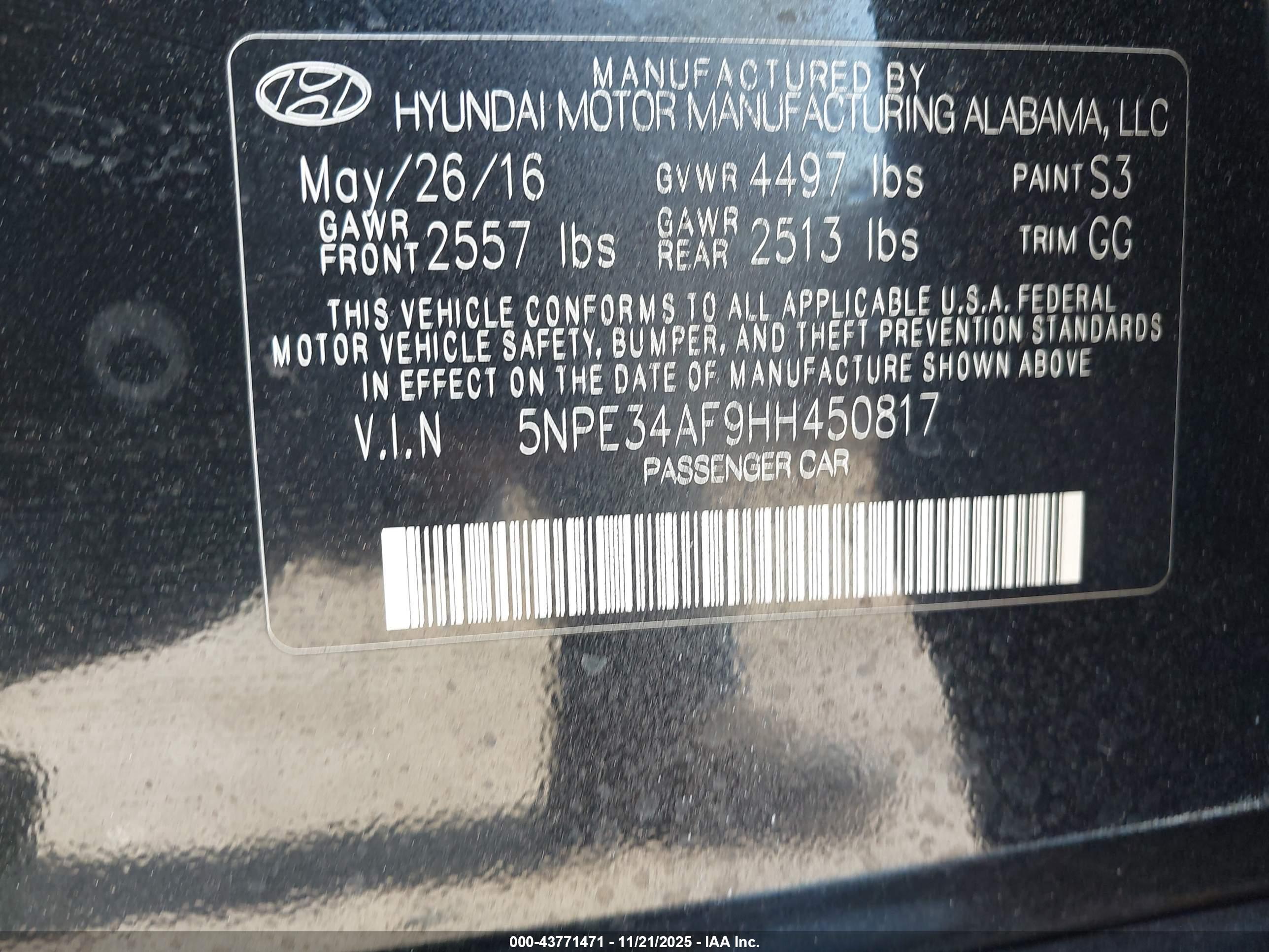 HYUNDAI SONATA image 9